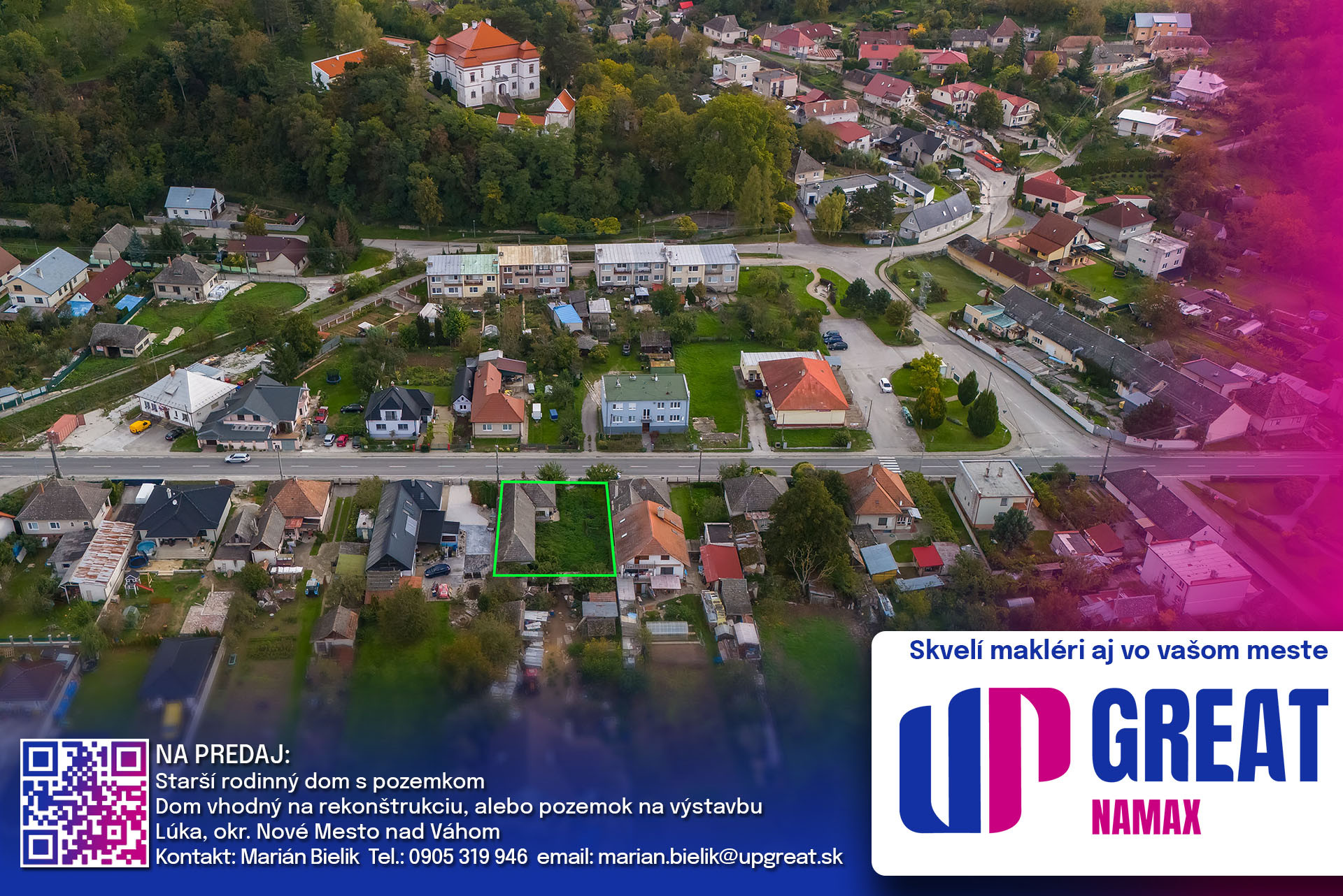 PREDAJ - Rodinný dom/stavebný pozemok - Lúka