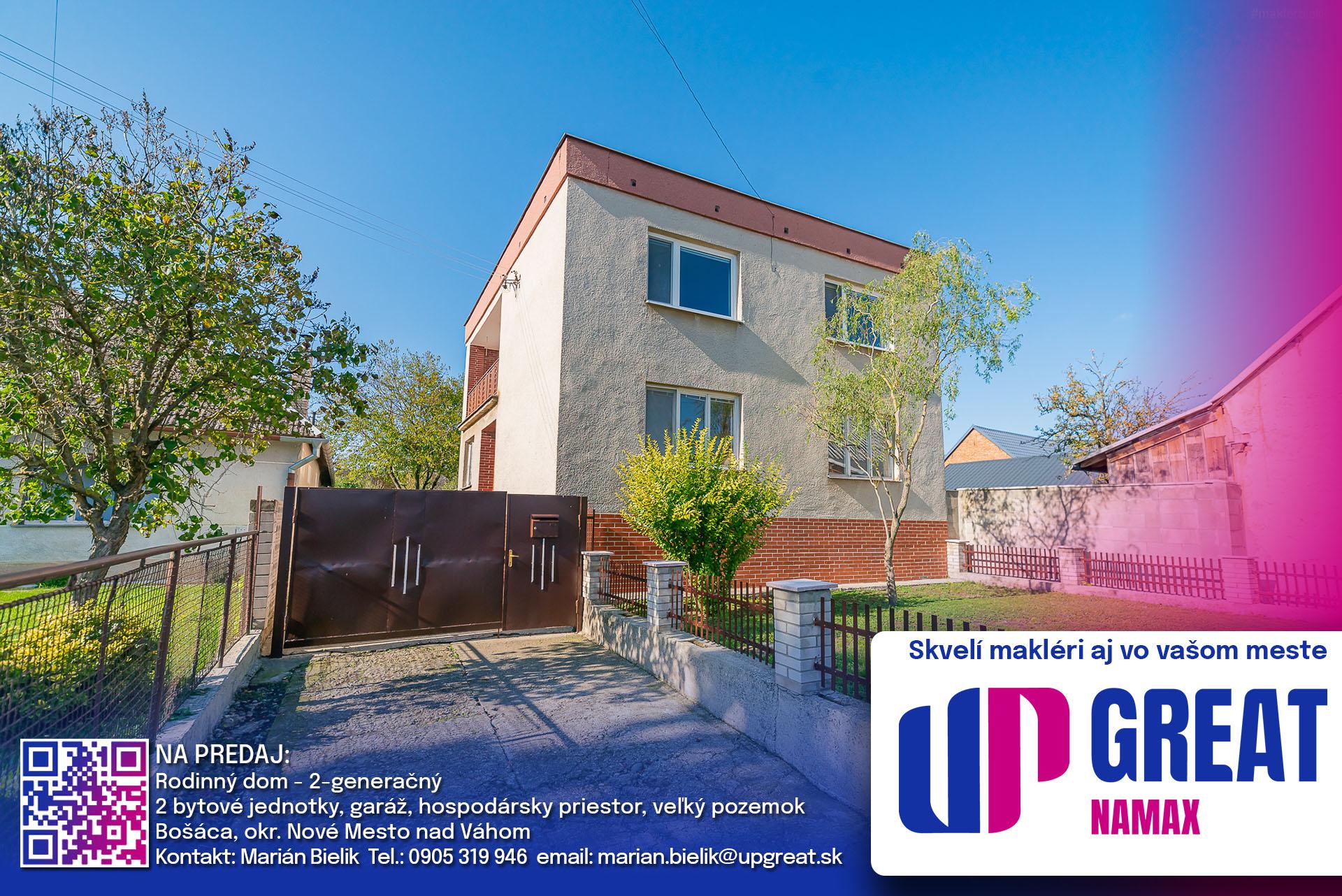 PREDANÉ 10/2025 rodinný dom, Bošáca