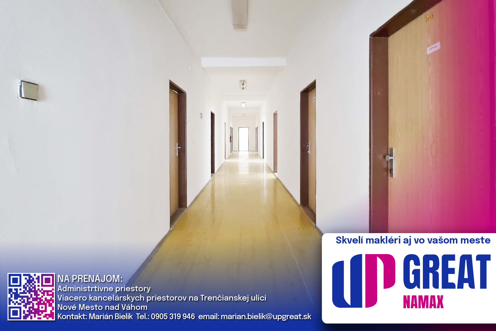 NÁJOM - kancelárie - ul.Trenčianska - Nové Mesto nad Váhom