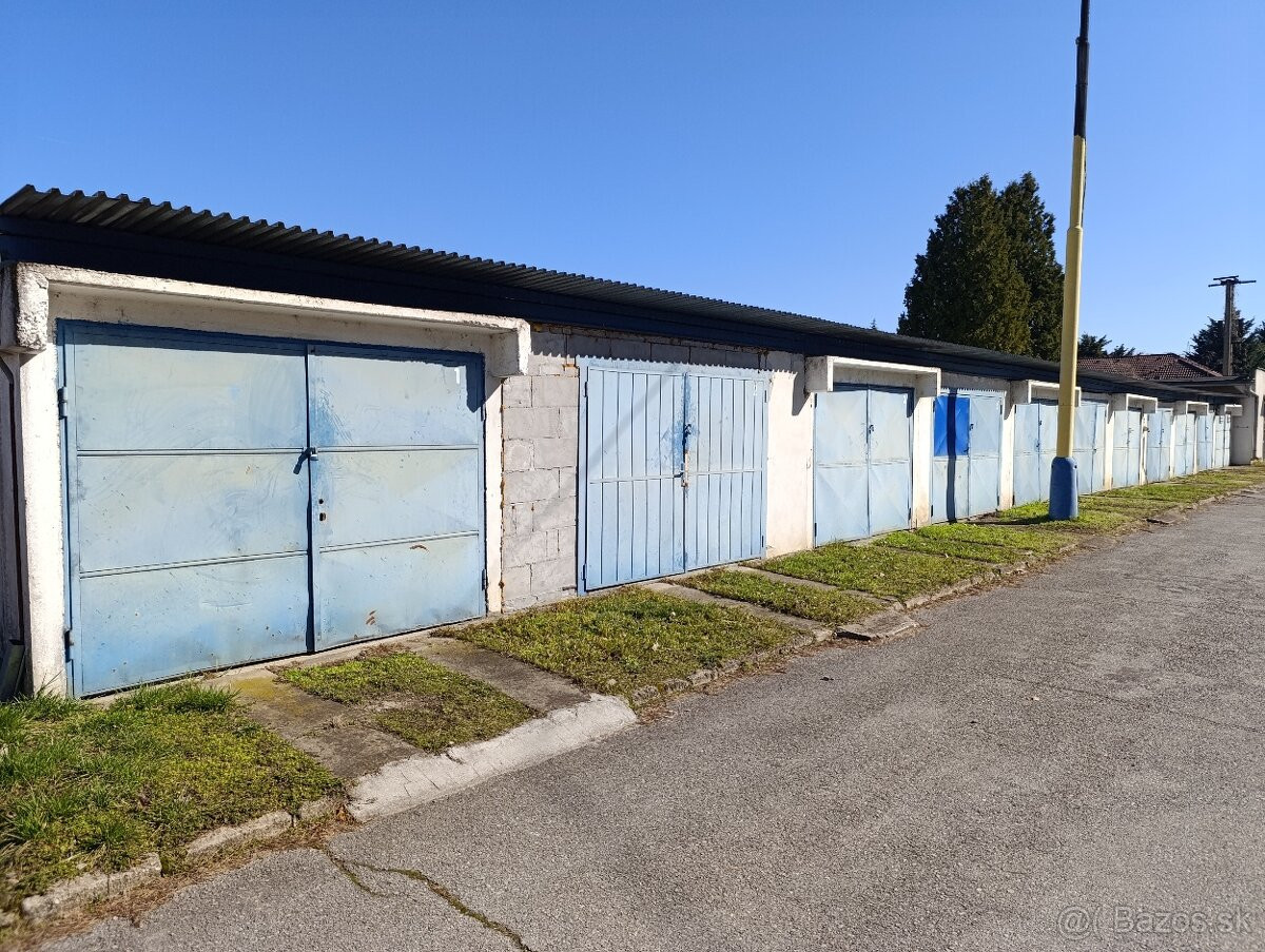 Prenájom strážených garáží a parkovacích miest Košice Jazero