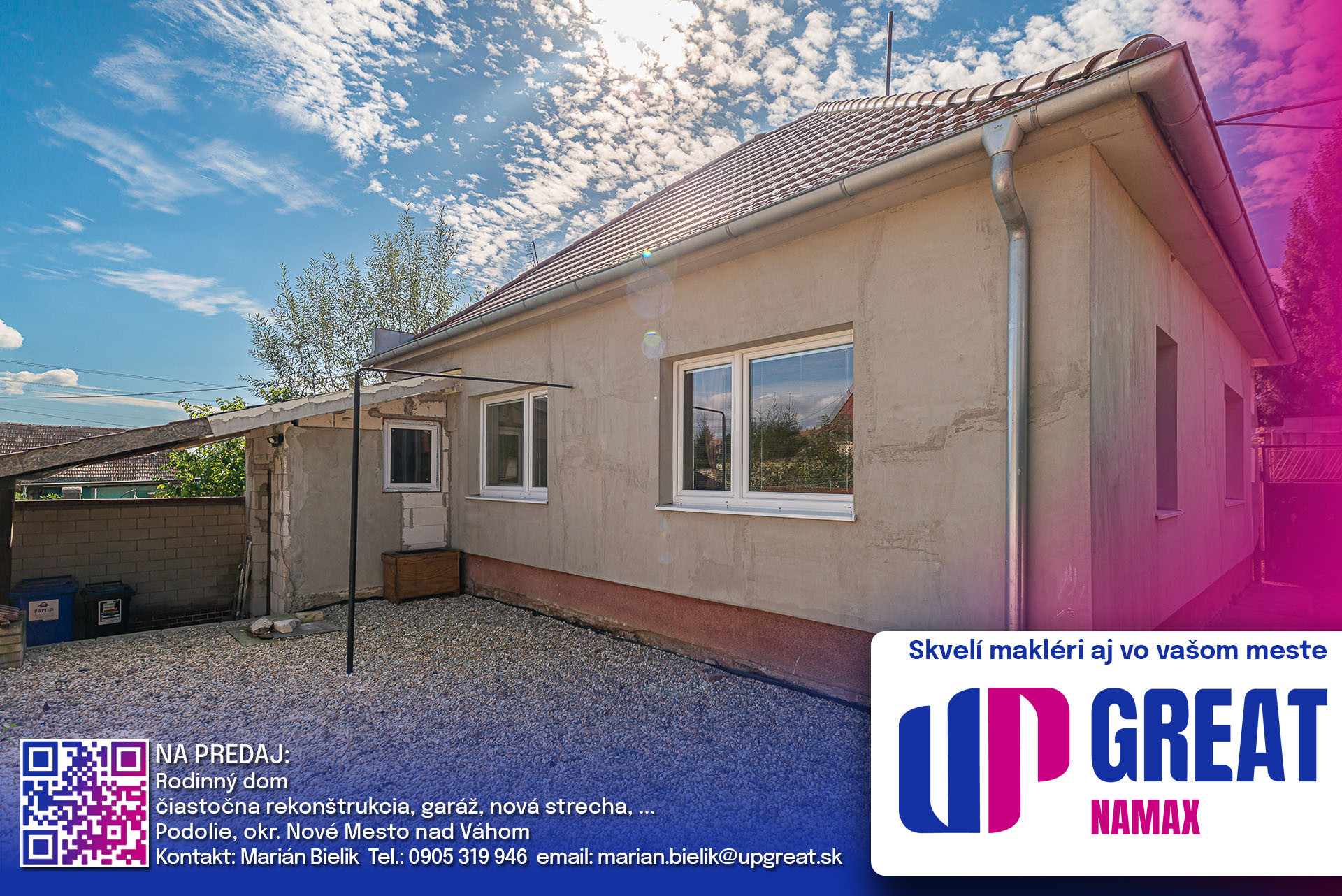 PREDANÉ 04/2025- Rodinný dom - Podolie