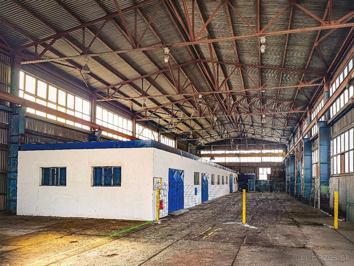 Na prenájom skladovacie priestory od 200m2 - možnosť úprav