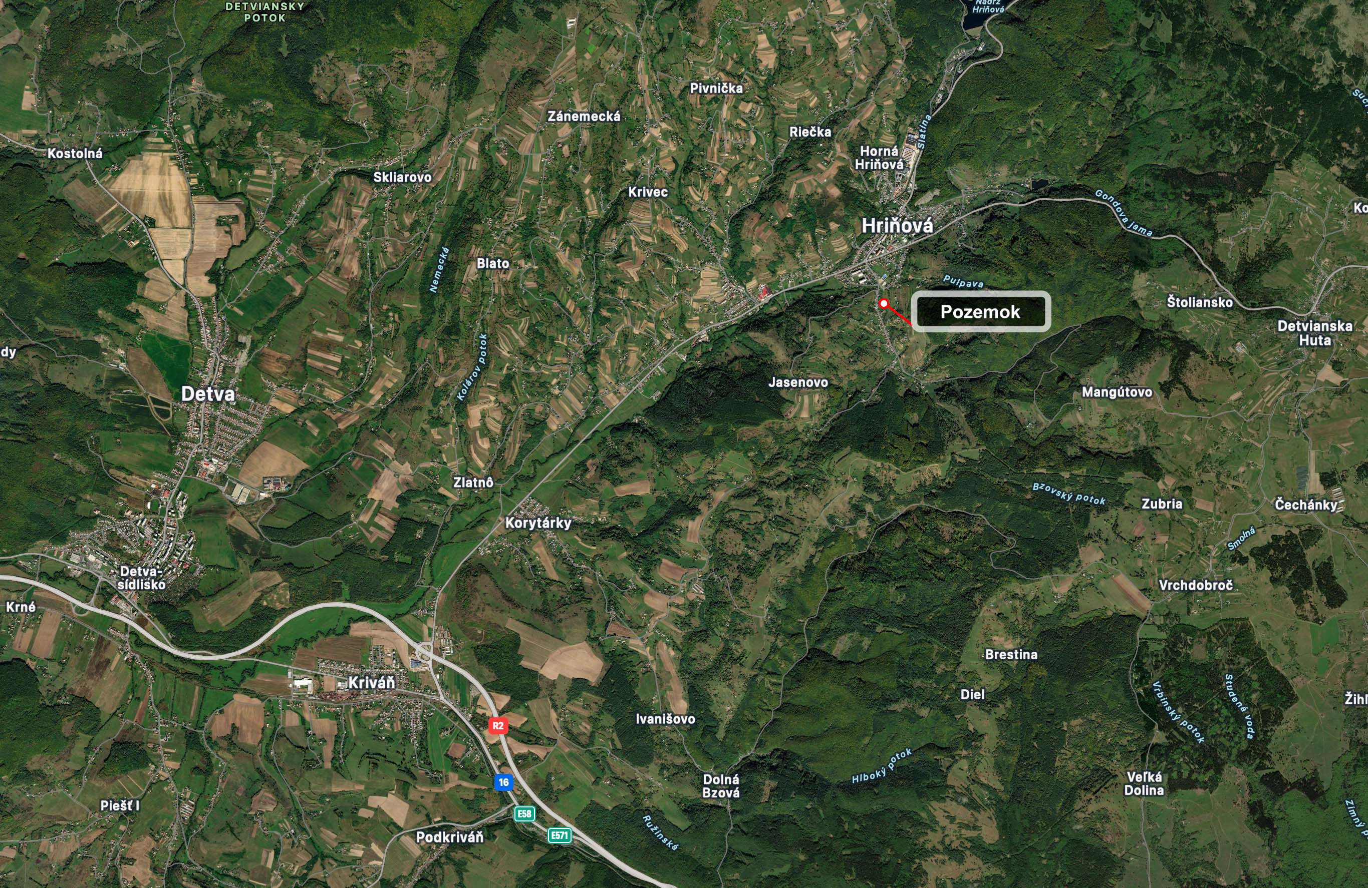 PREDAJ slnečných stavebných pozemkov, IS, Hriňová