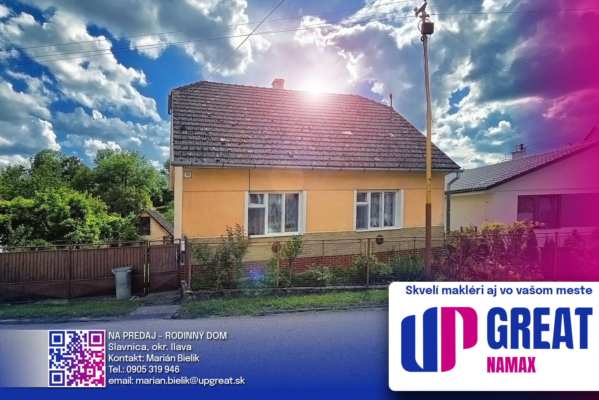 NA PREDAJ - rodinný dom - Slavnica-Podhorie (okr.Ilava)