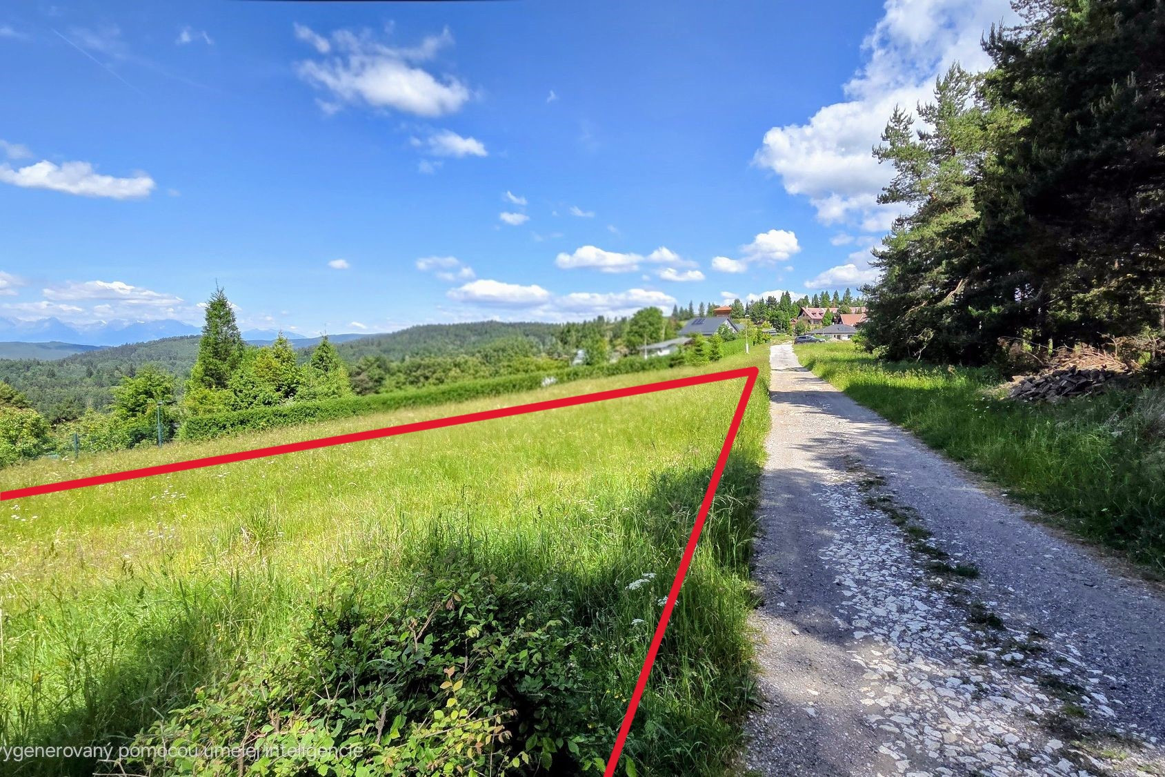 Pozemok NA PREDAJ v obci Uloža (okres Levoča) 1000m2