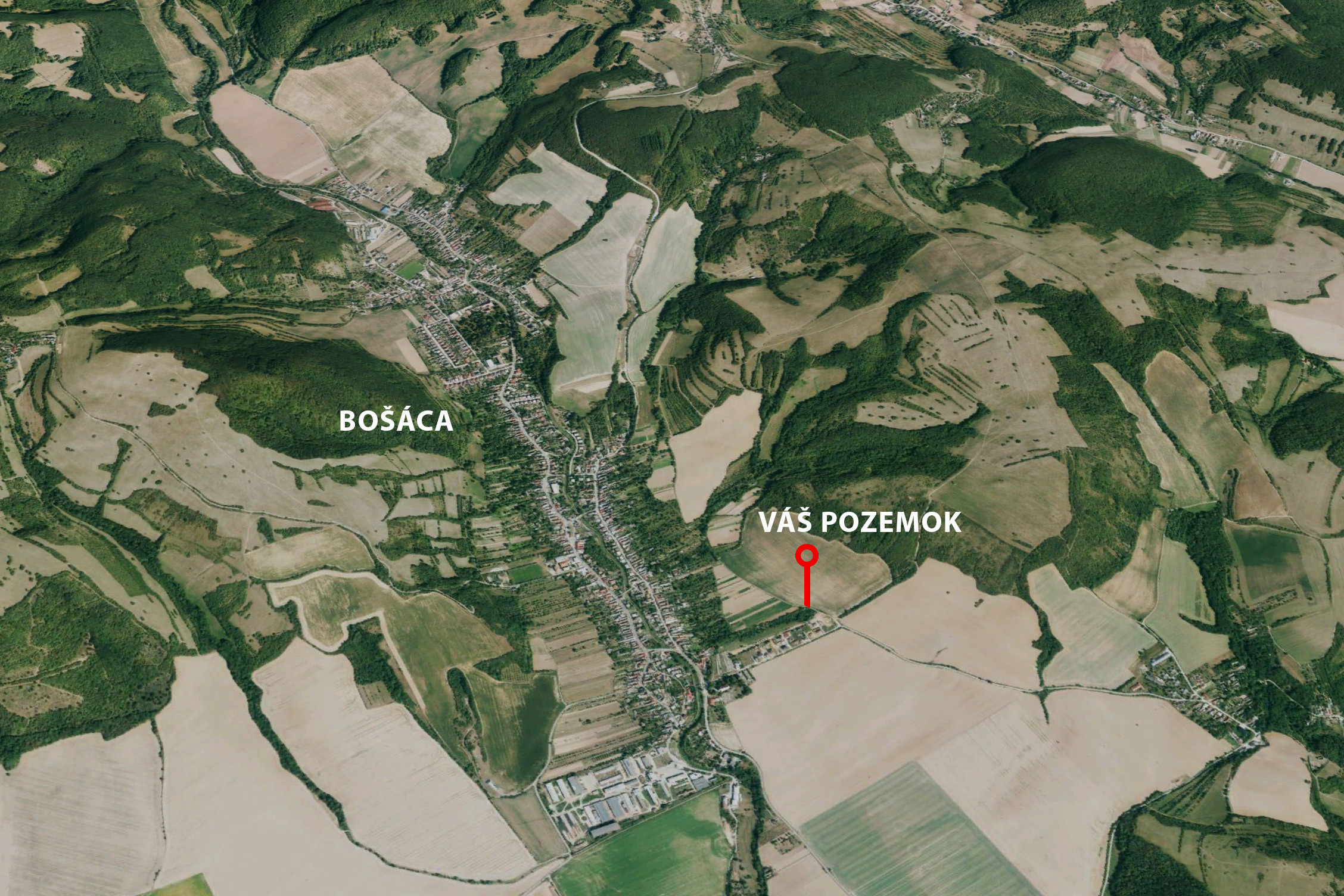 NA PREDAJ pozemok s výhľadmi a potenciálom, Bošáca (1241 m²)