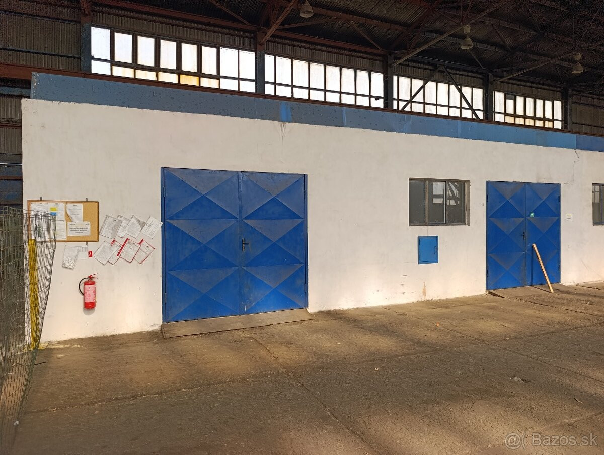 Vnútorné skladové priestory v hale 50m2 a 70m2