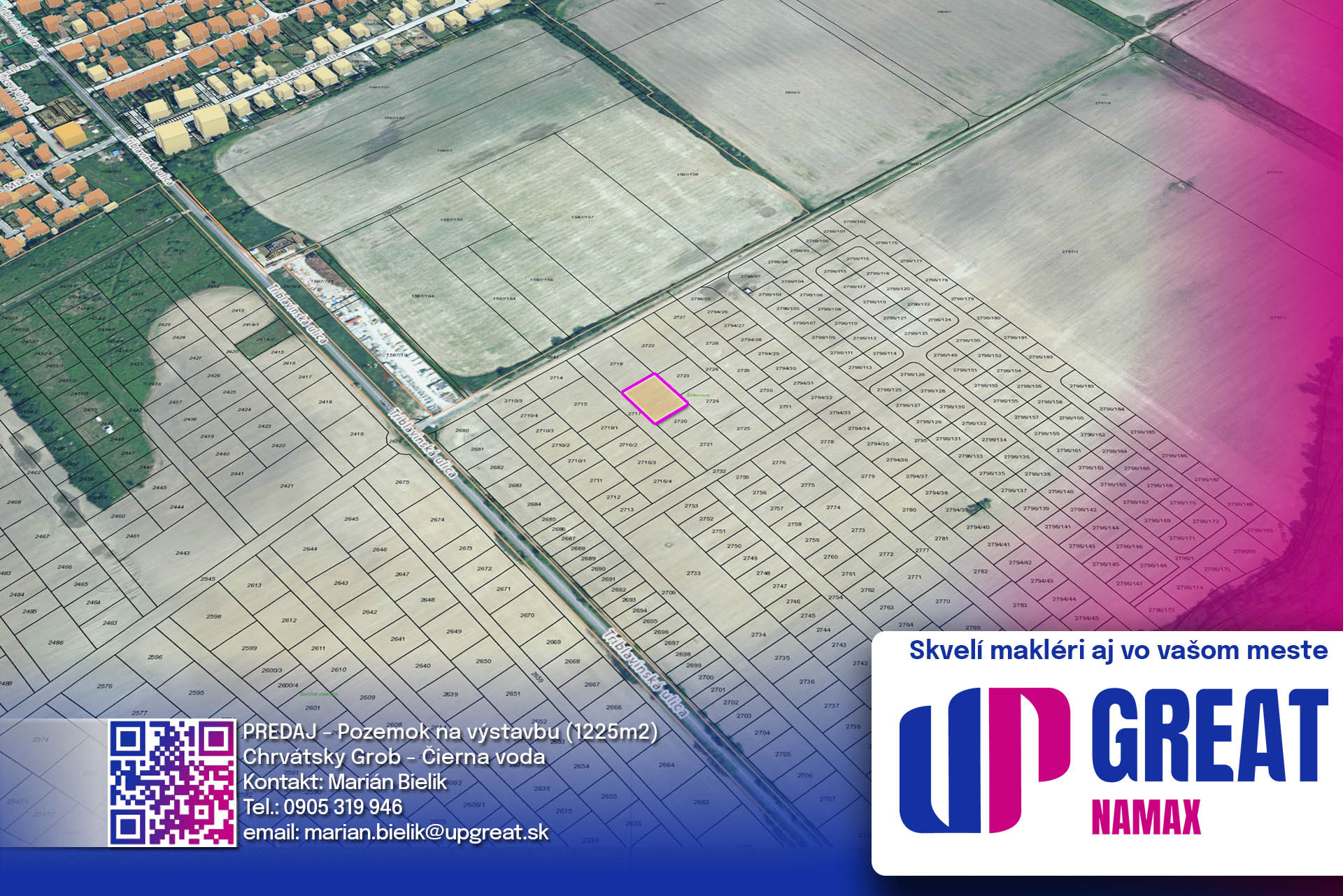 PREDAJ - Pozemok určený k výstavbe - Chorvátsky Grob