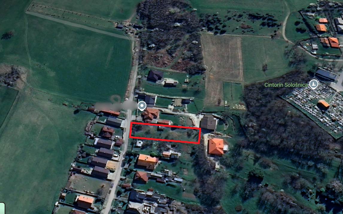 Predaj pozemku v obci Sološnica