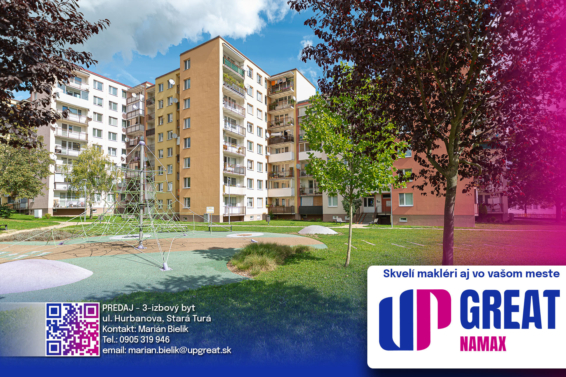 NA PREDAJ - 3-izbový byt s loggiou v Starej Turej