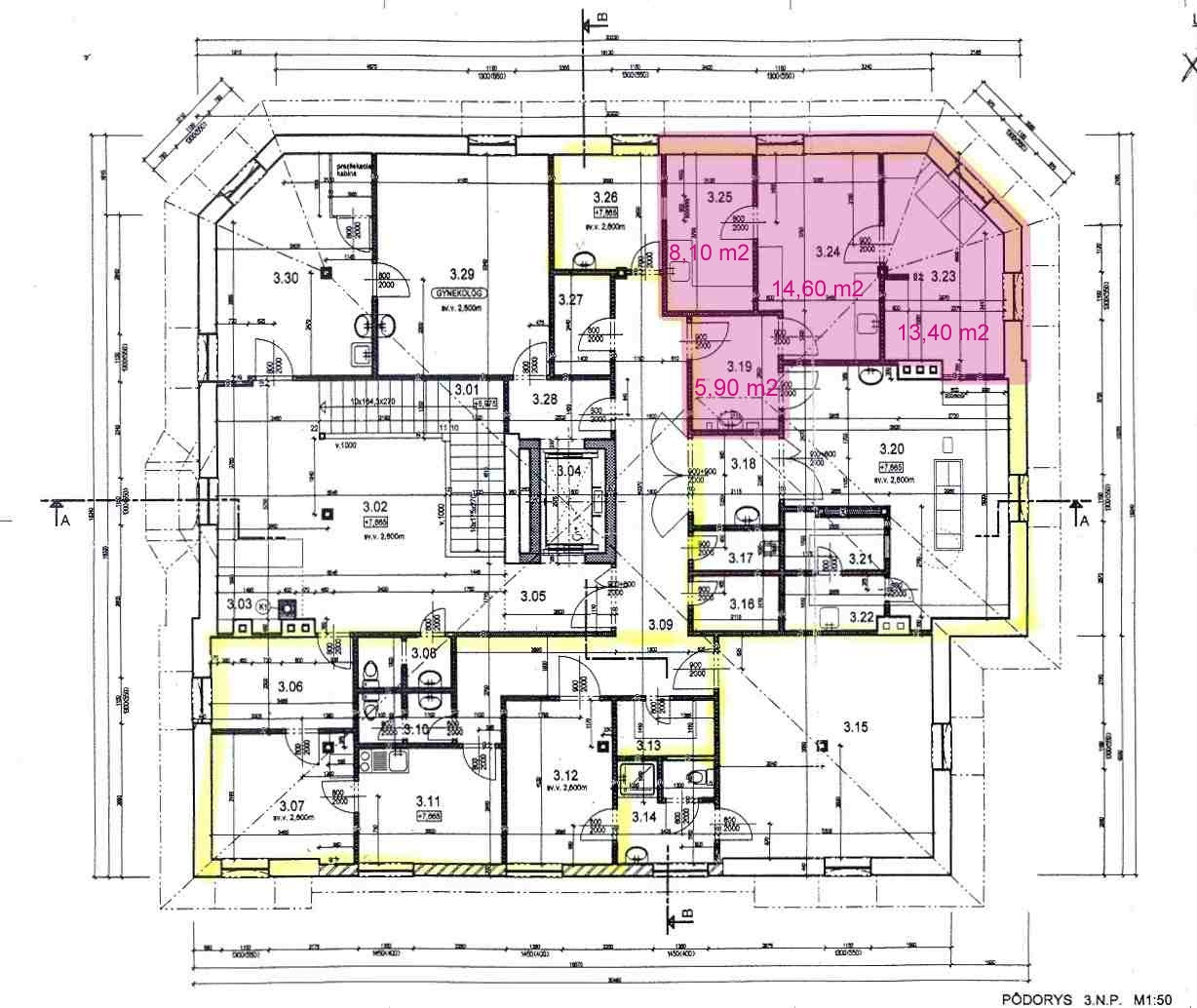 PRENÁJOM ambulancia/služby 36,10 m2, Piešťany, Winterova ul.