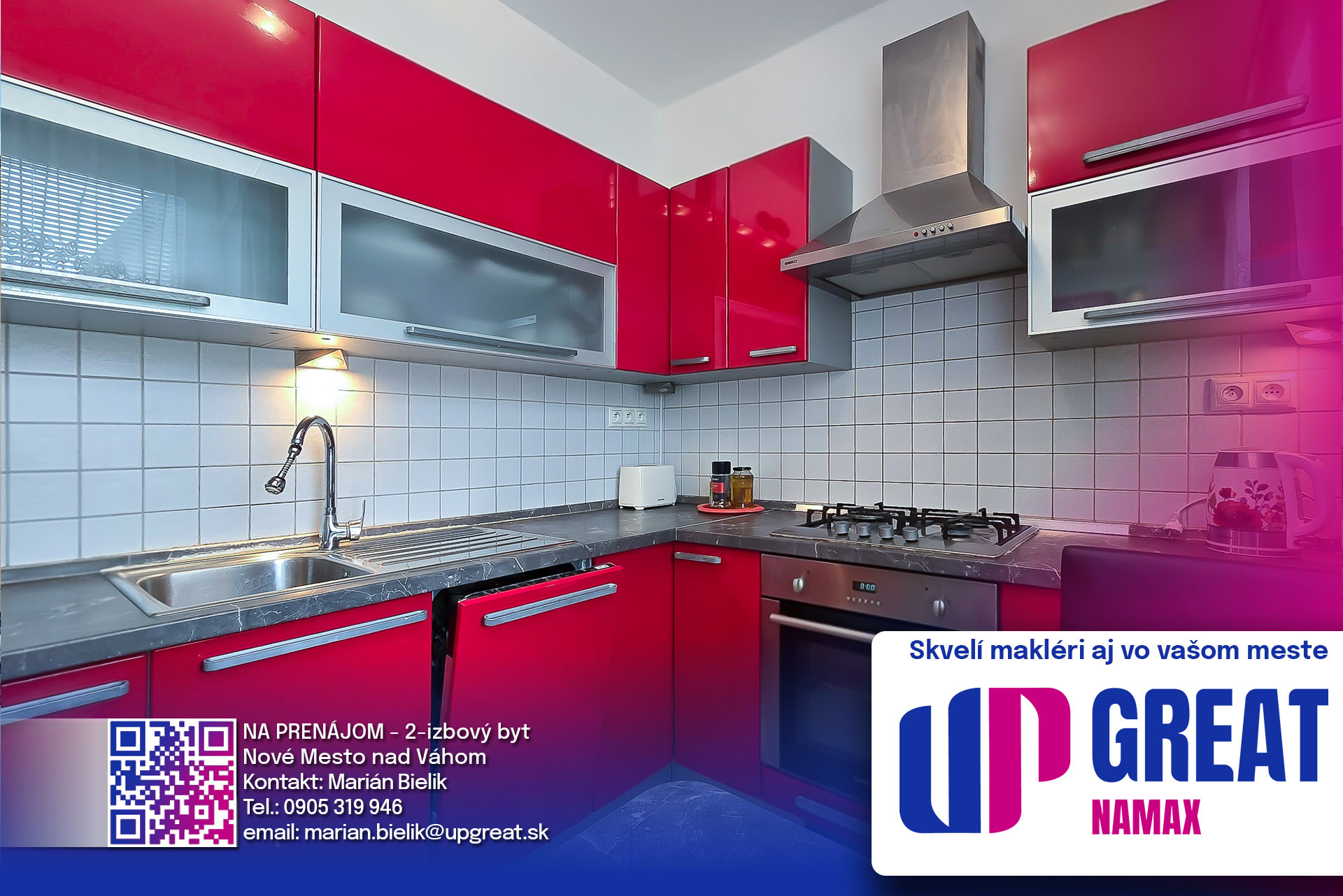 PRENAJATÉ 10/2025 - 2 izb.byt, Nové Mesto n/Váhom