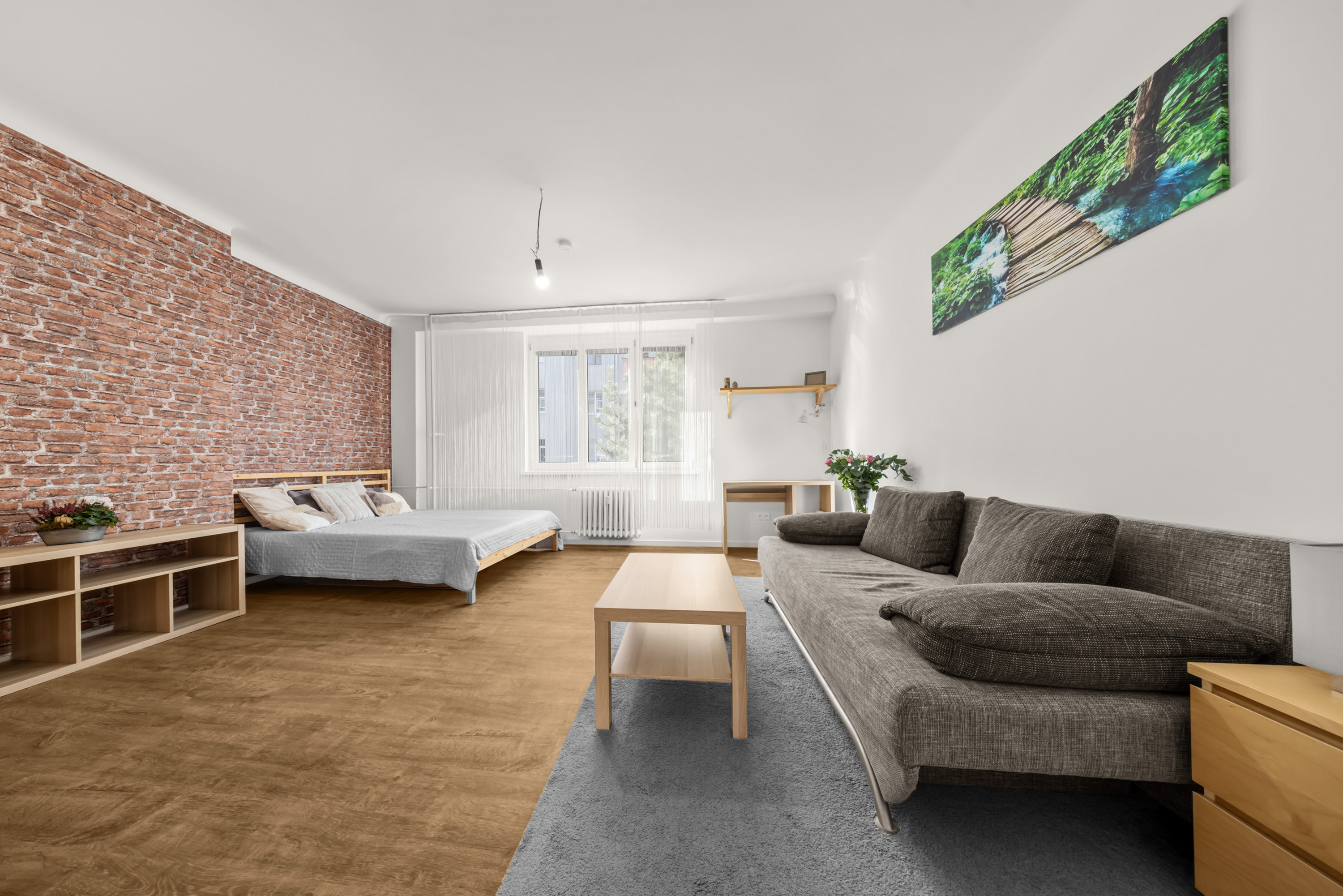 Na predaj priestranný 1-izbový byt po kompletnej rekonštrukcii na Vajnorskej ulici, Bratislava - Nové Mesto