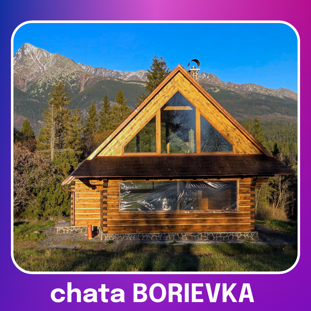 LUXUSNÉ zrubové chalupy s výhľadom na Kriváň (obec Východná)