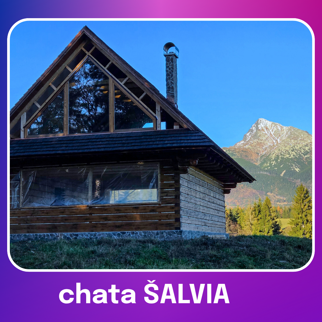 LUXUSNÉ zrubové chalupy s výhľadom na Kriváň (obec Východná)