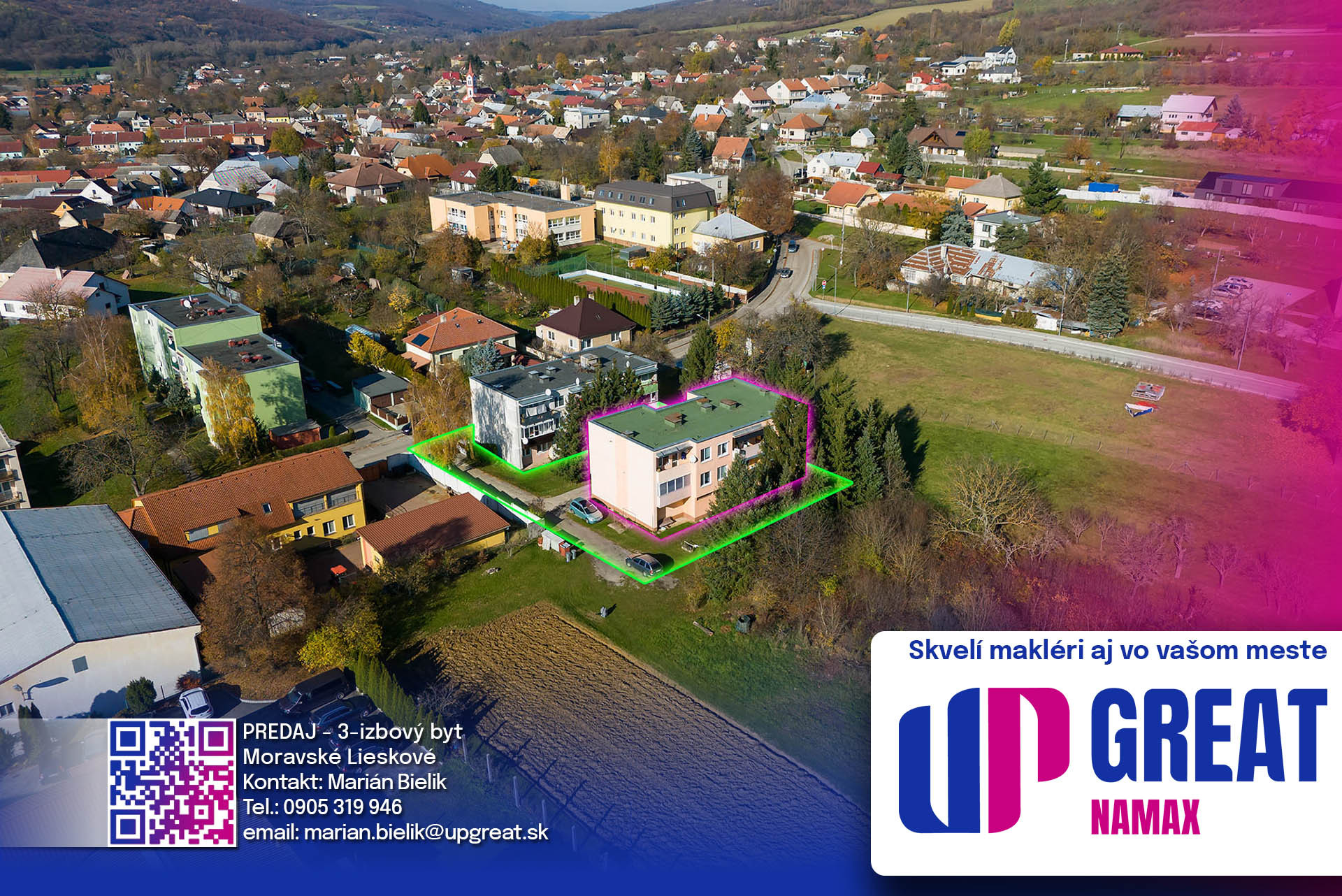 NA PREDAJ - 3-izbový byt - Moravské Lieskové