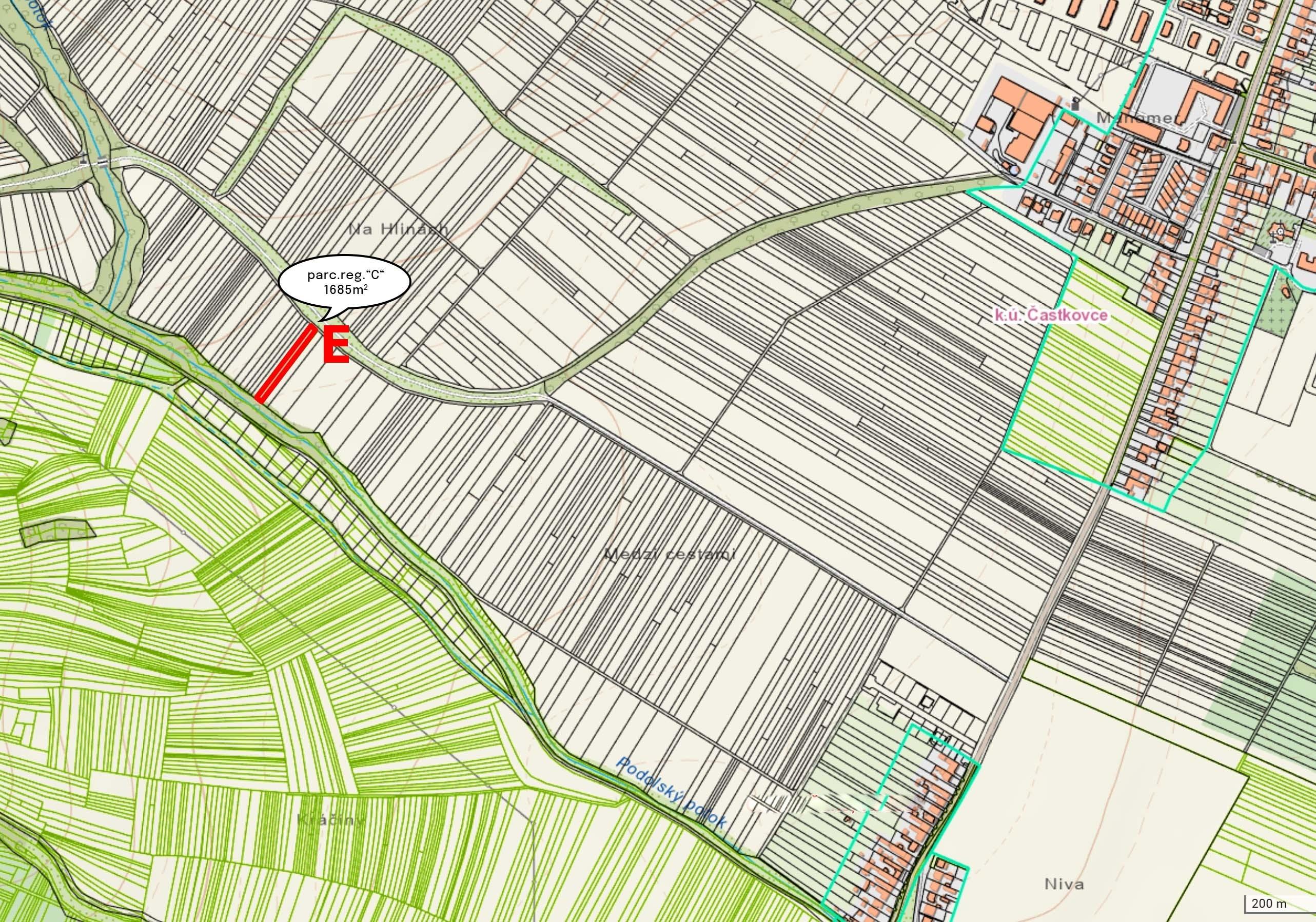 NA PREDAJ - pozemky v katastri Častkovce