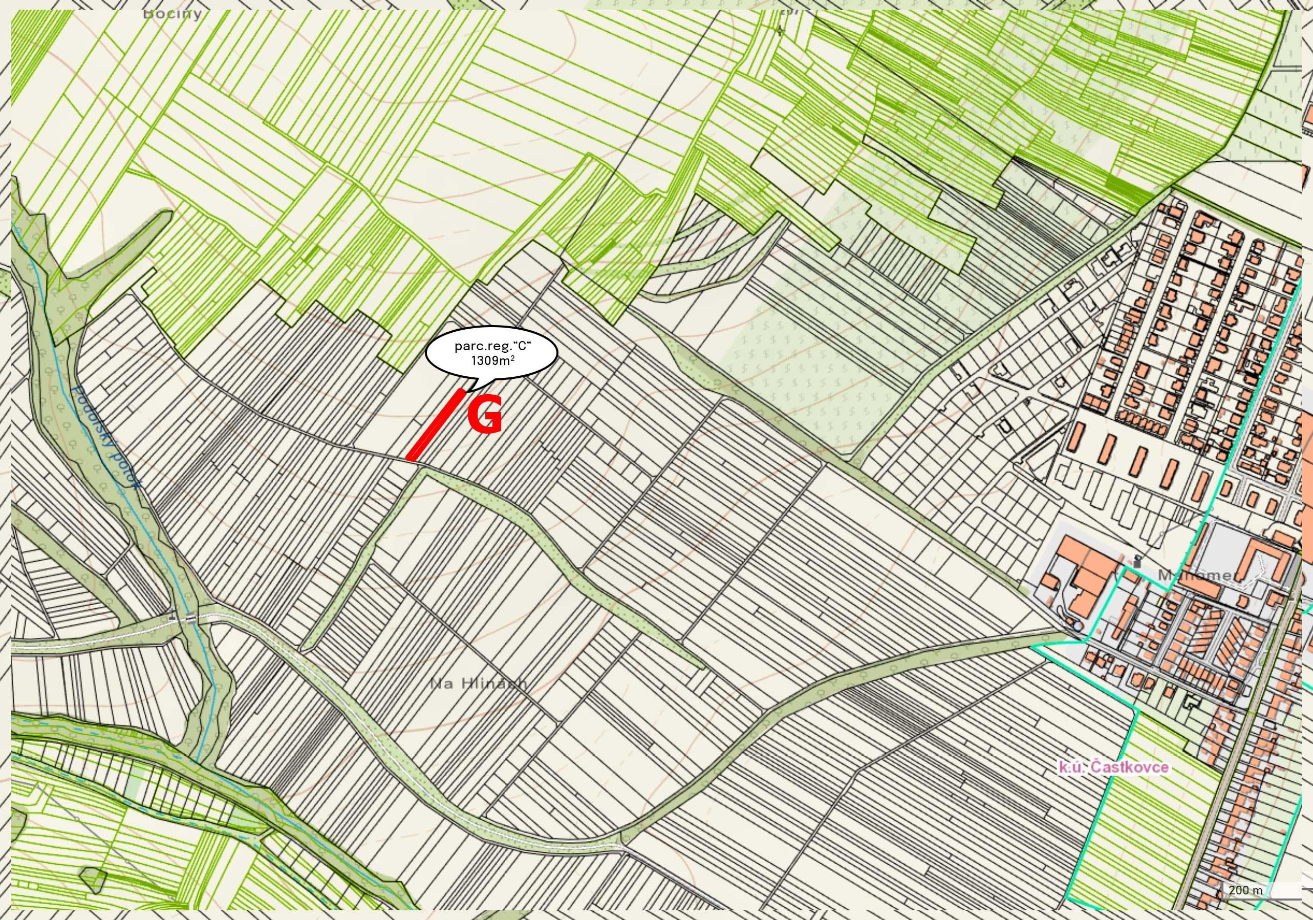 NA PREDAJ - pozemky v katastri Častkovce