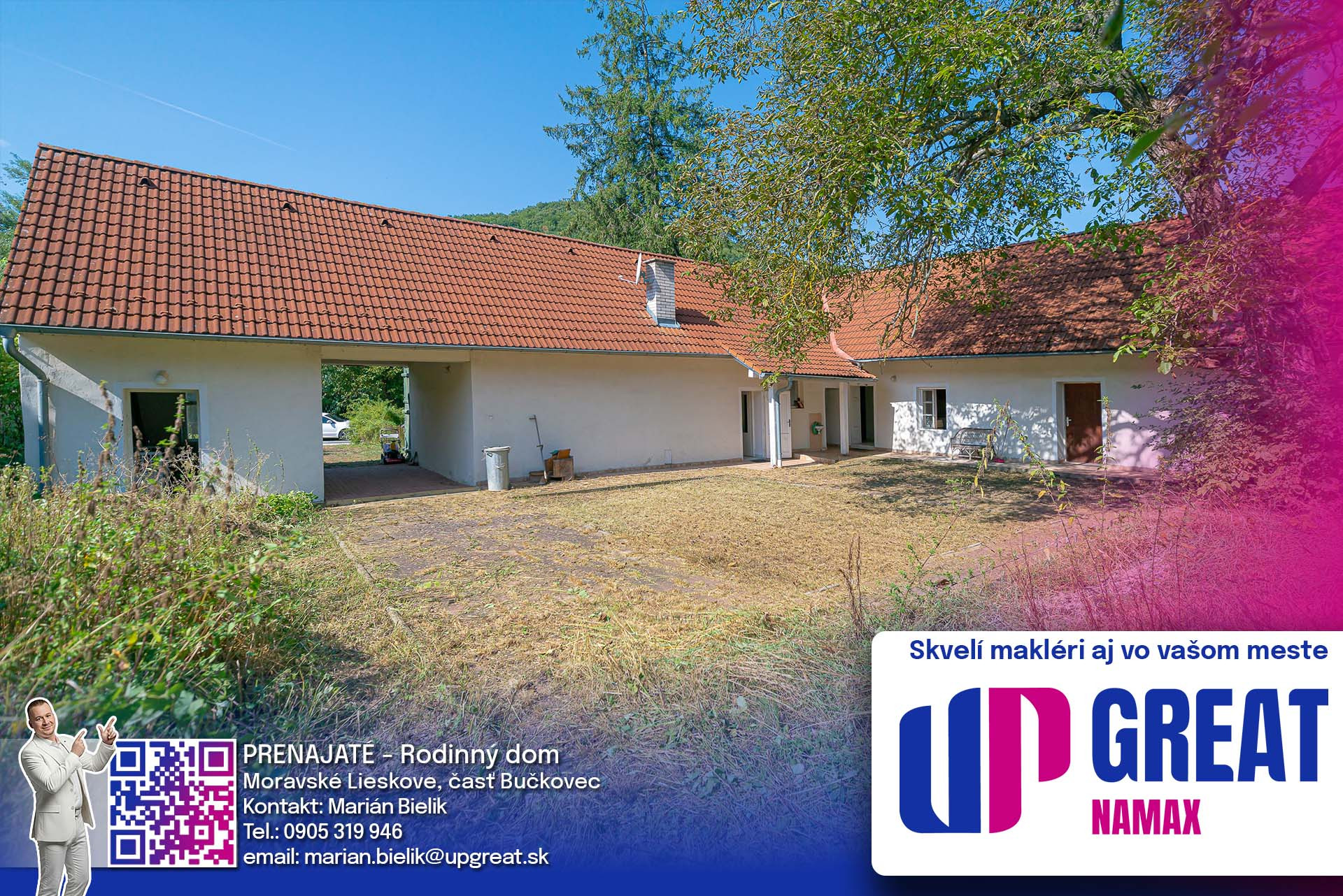 PRENAJATÉ 12/25 - Rodinný dom, Moravské Lieskové-Bučkovec