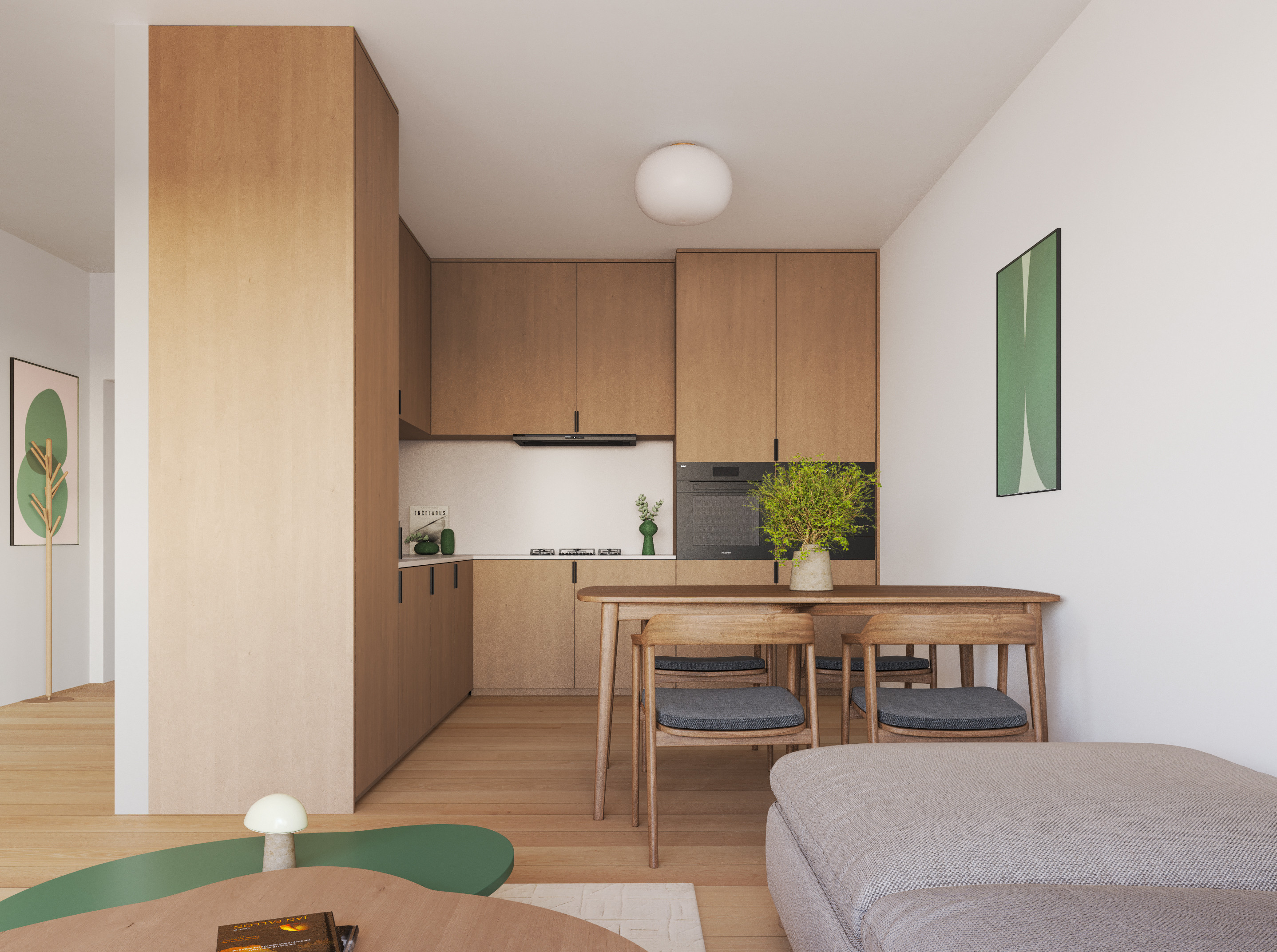 PREDAJ 3 izb. bytov, Oľdza, novostavba - záhrada, balkón