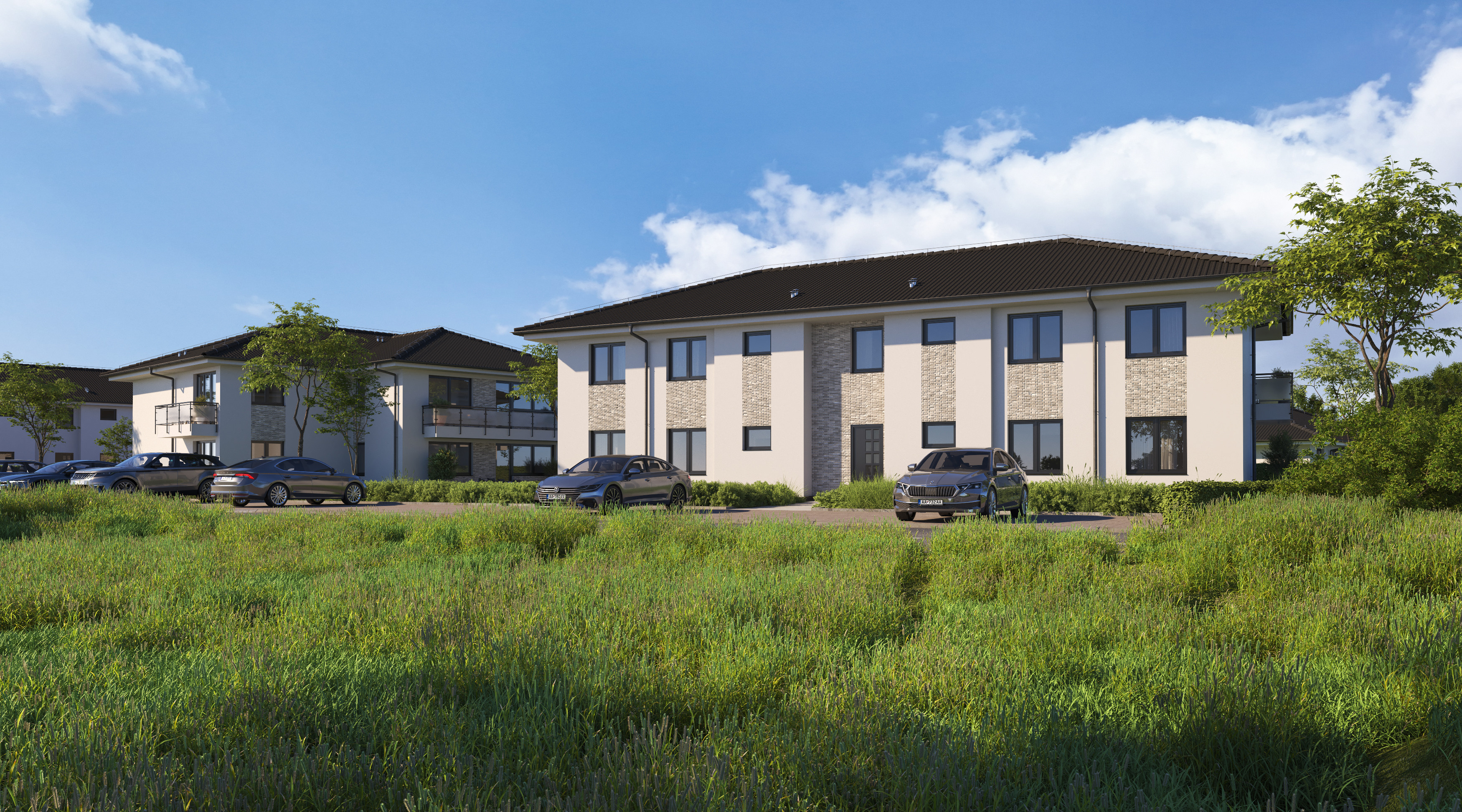 PREDAJ 3 izb. bytov, Oľdza, novostavba - záhrada, balkón