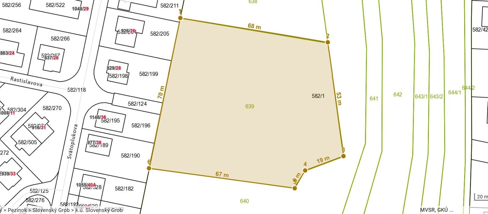 Investičný pozemok - Slovenský Grob