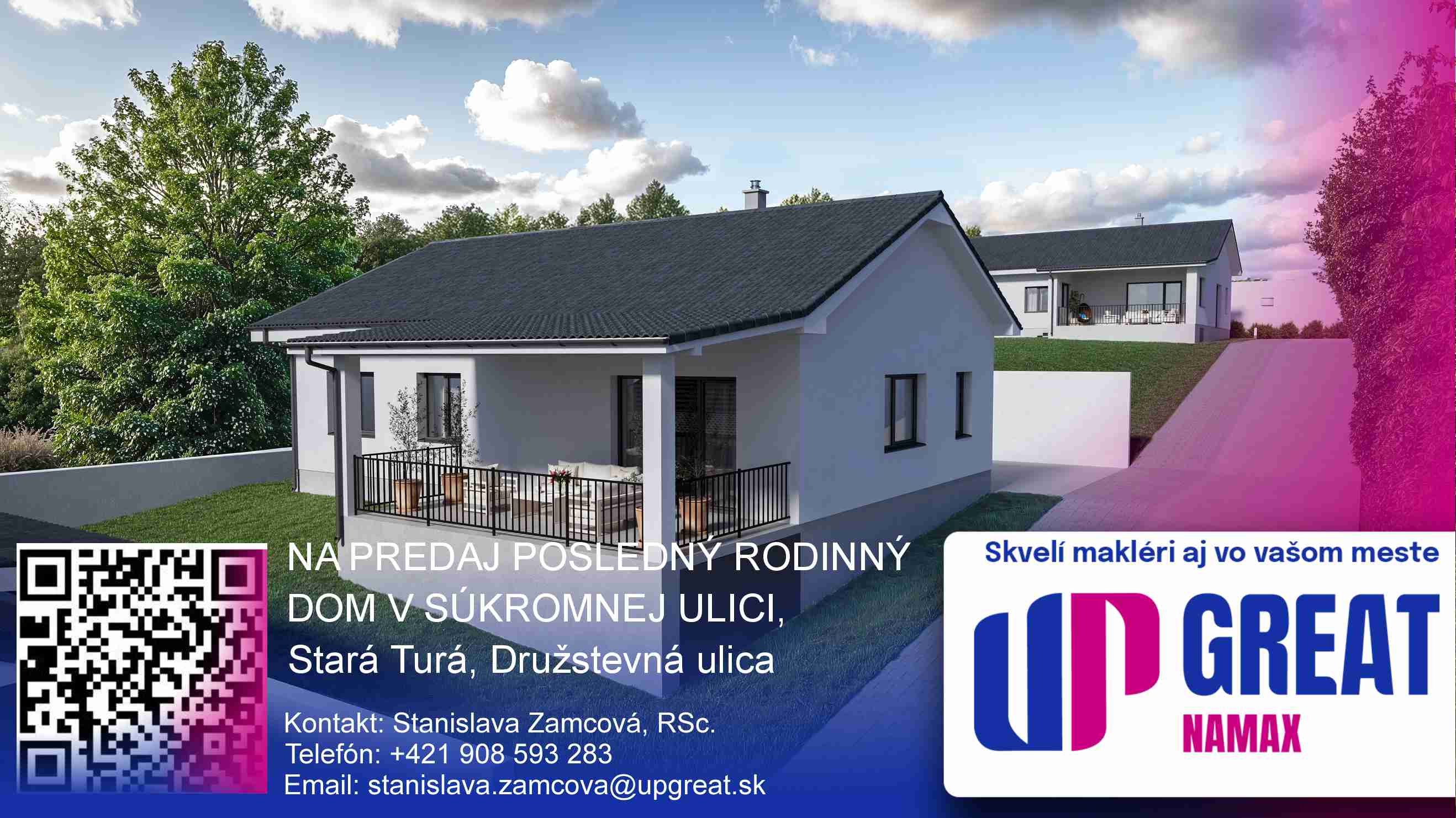 🏡 NA PREDAJ POSLEDNÝ RODINNÝ DOM v súkromnej ulici, Stará Turá