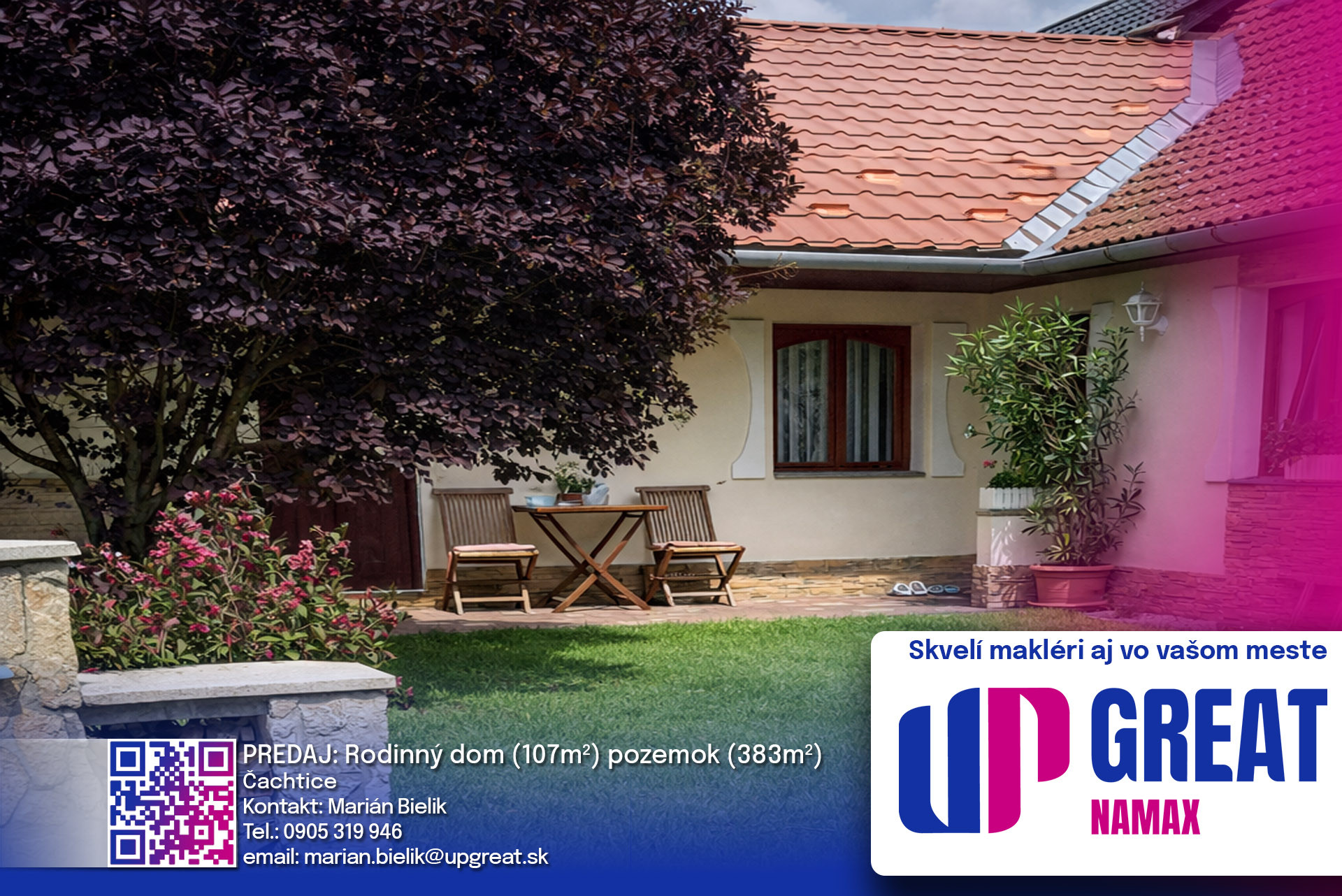 🏡 Na predaj zrekonštruovaný rodinný dom v obci Čachtice