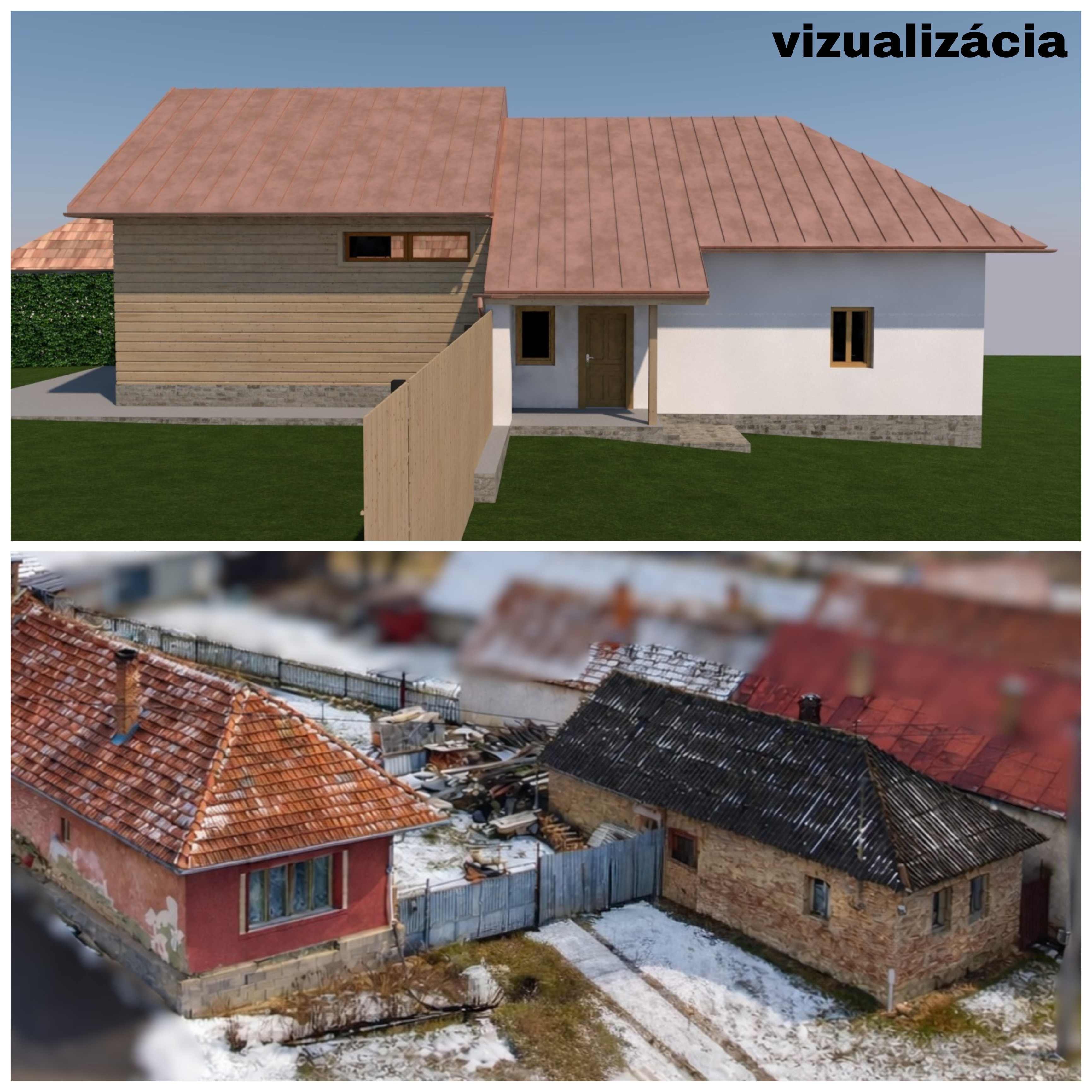 STUDENEC- 2 rodinné domy s veľkým pozemkom