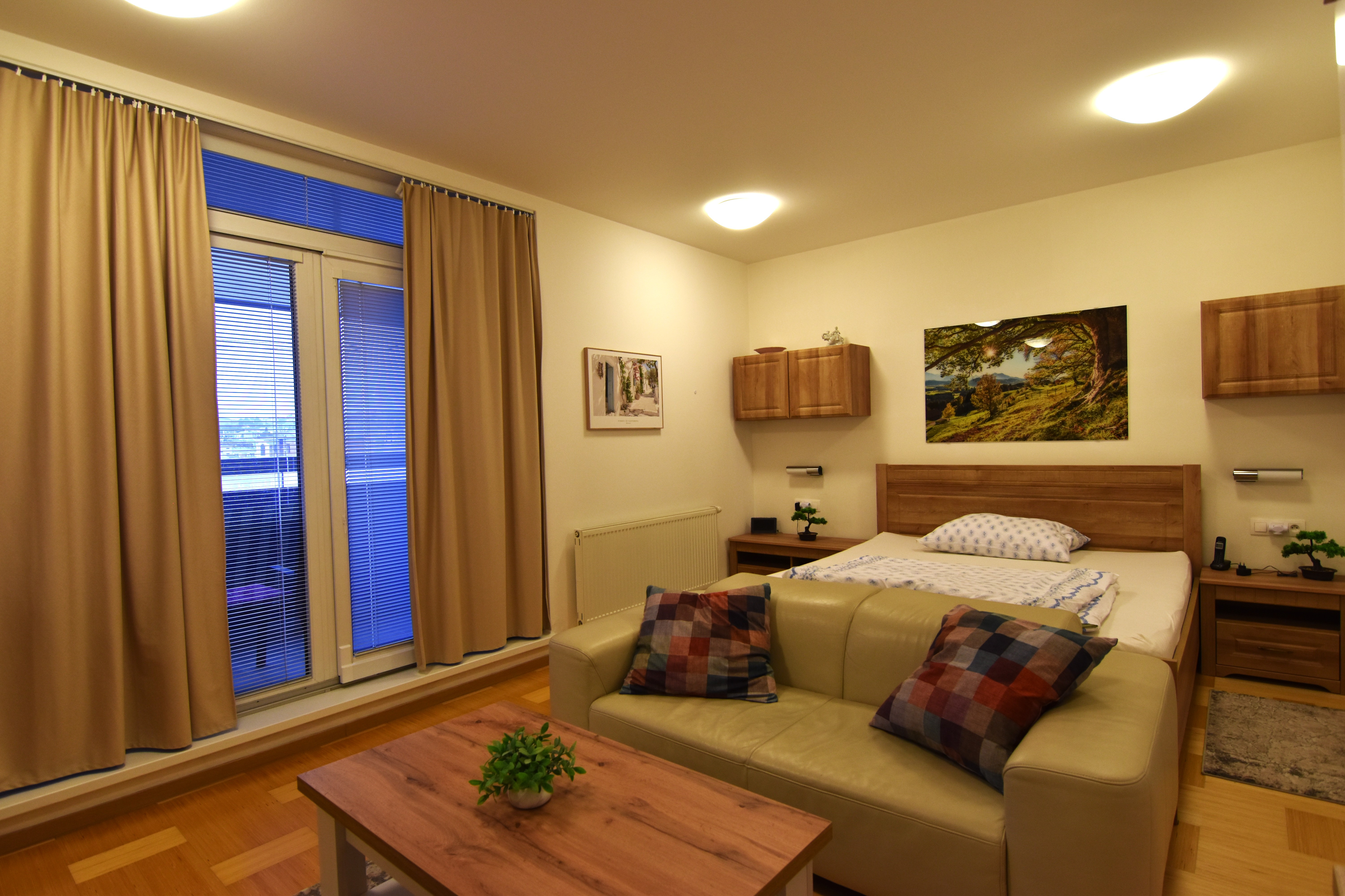 Na prenájom kompletne zariadený 1-izbový byt v Bratislave.