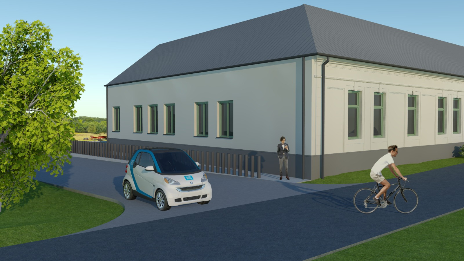 Areál v centre obce Jelka  – 5287 m²