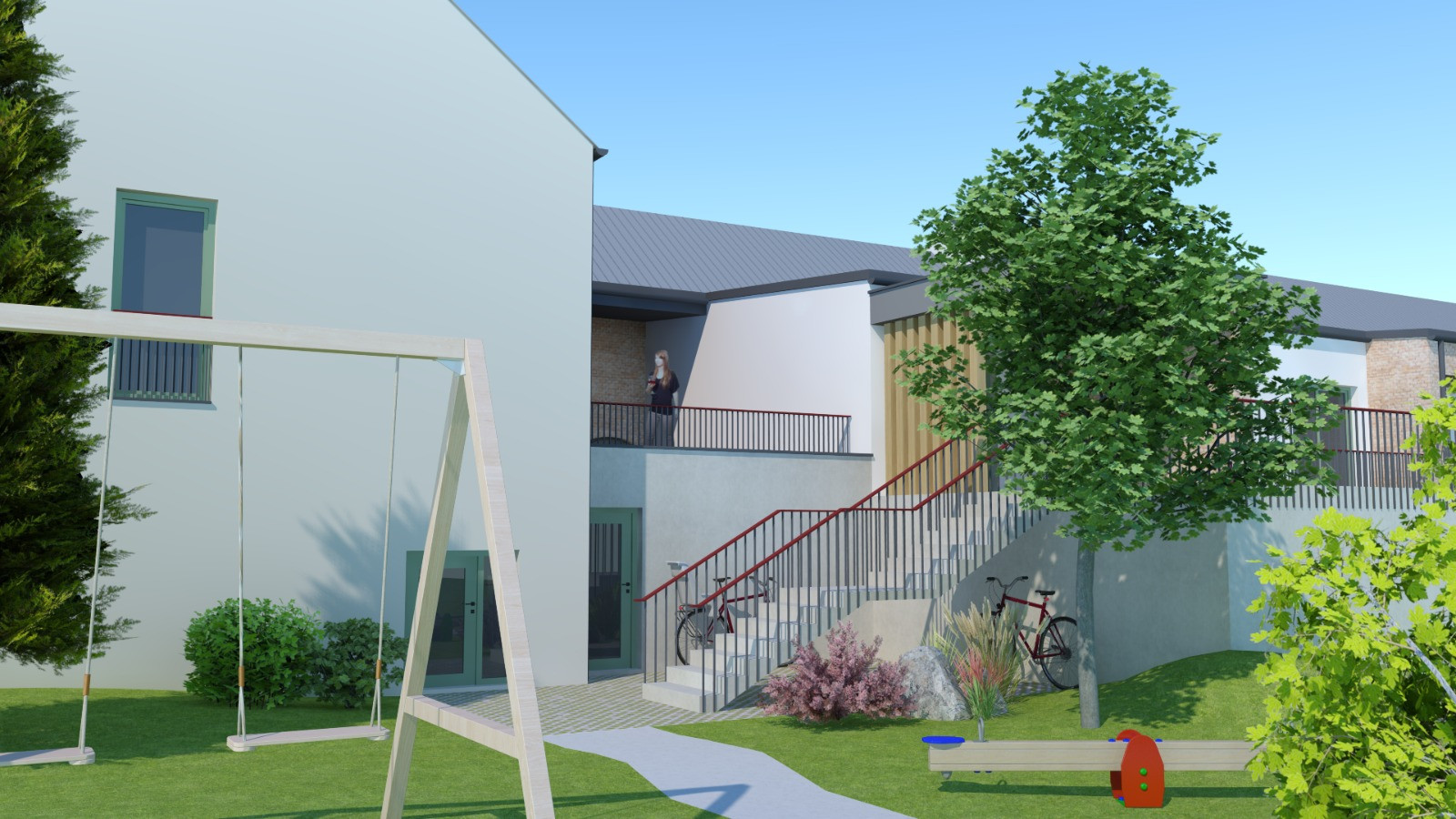 Areál v centre obce Jelka  – 5287 m²