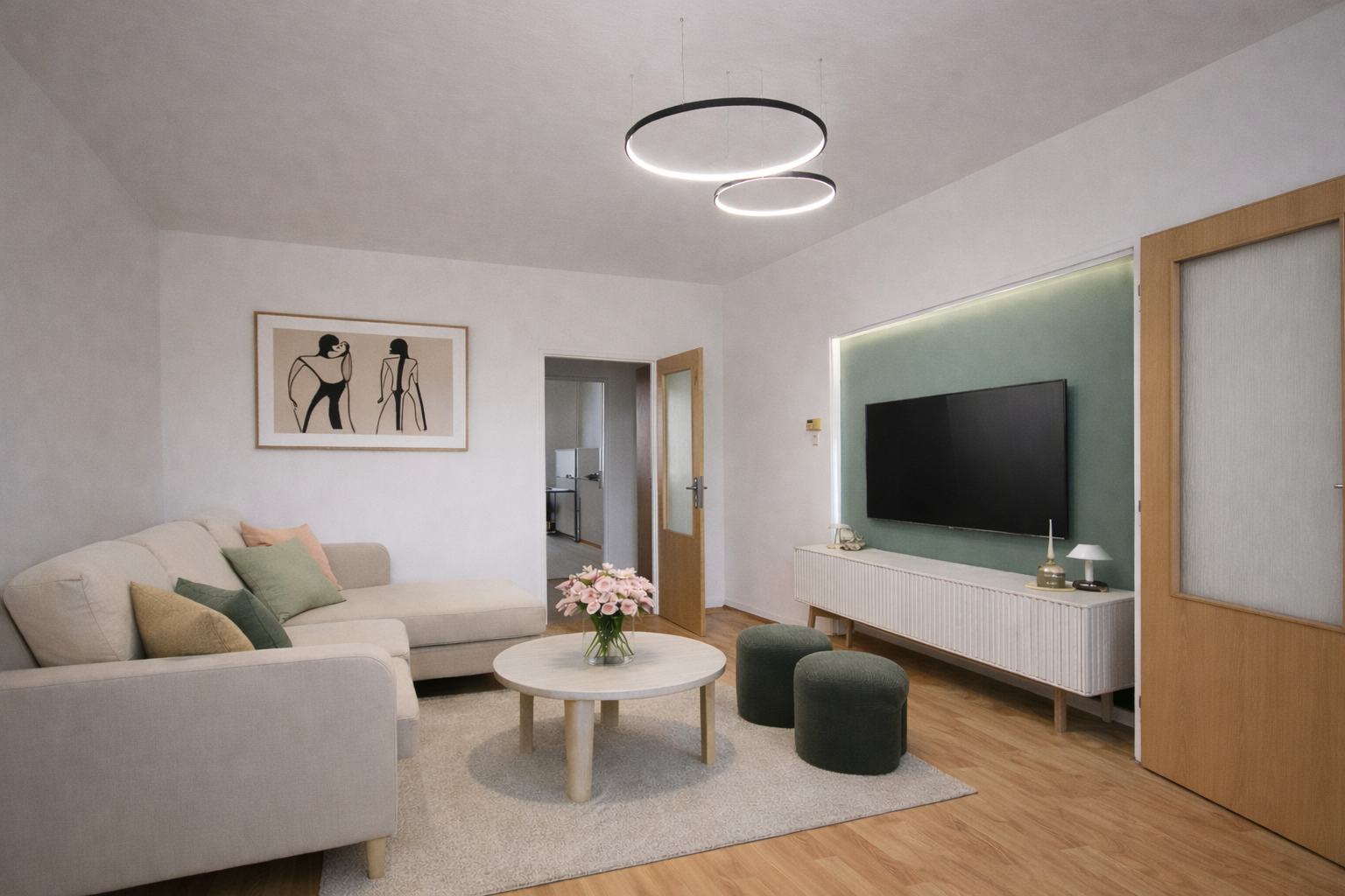 NA PRENÁJOM 2-izbový byt s balkónom, Melčice-Lieskové