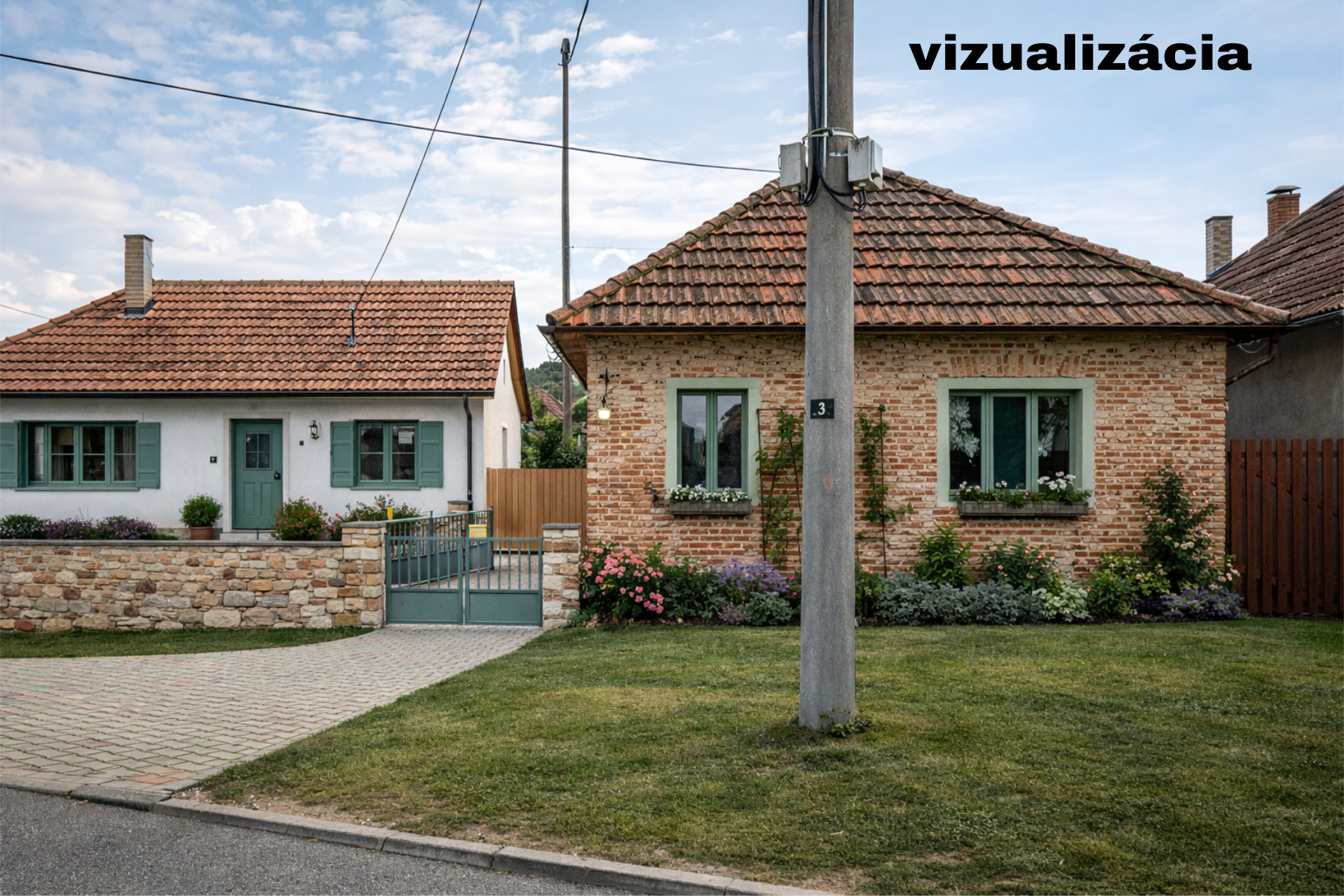 STUDENEC- 2 rodinné domy + POZEMOK na PREDAJ