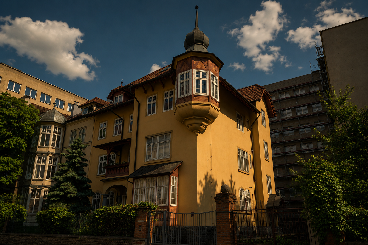 EXKLUZÍVNY MEZONET S TERASOU, VÝŤAHOM A VLASTNÝM PARKOVANÍM V HISTORICKEJ VILE NA KLEMENSOVEJ ULICI