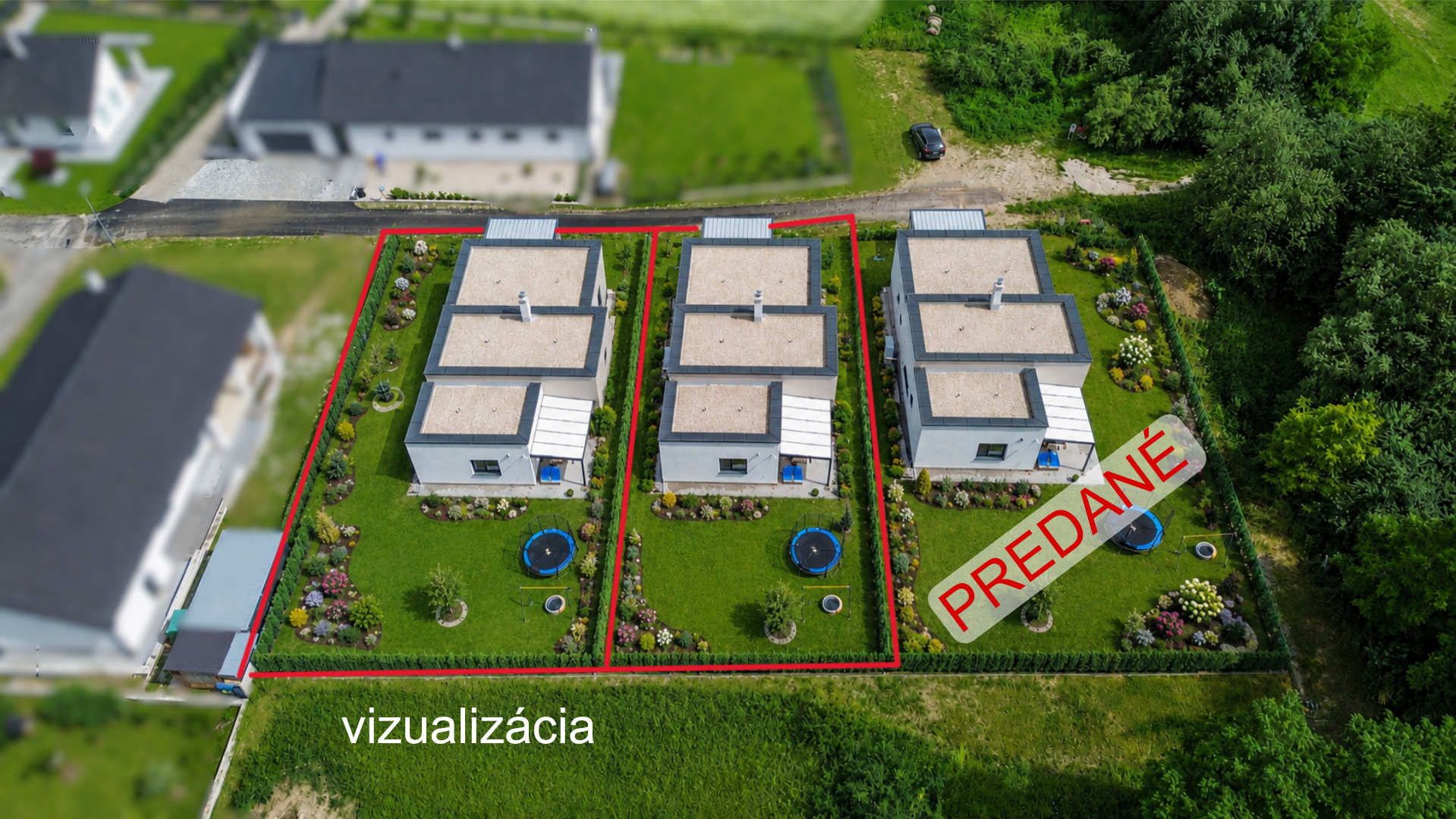 SPIŠSKÝ HRHOV - výstavba 2 moderných 4-izbových novostavieb