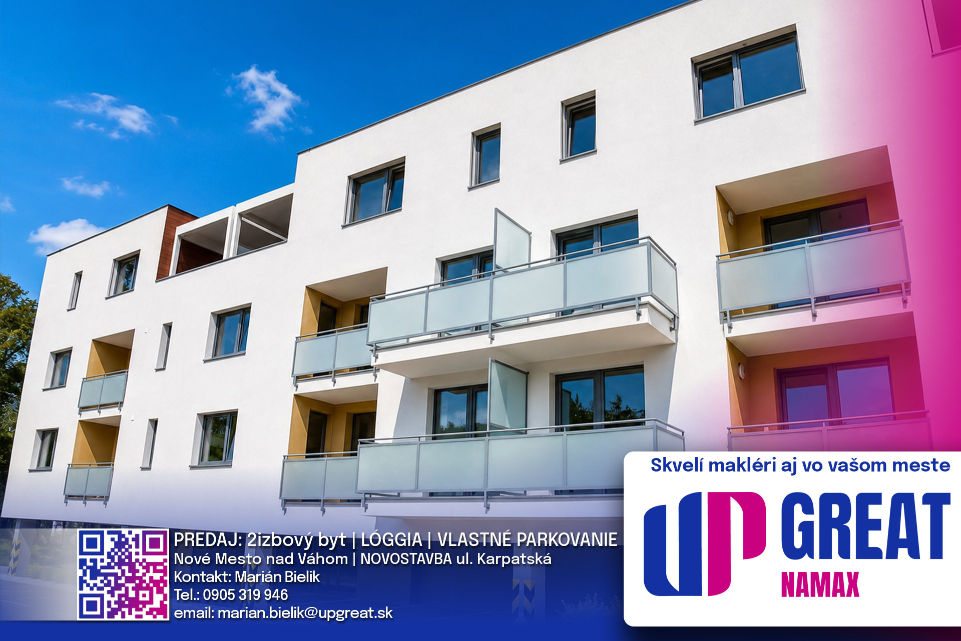 PREDAJ - 2i. BYT V NOVOSTAVBE S PARKOVACÍM MIESTOM A LOGGIOU