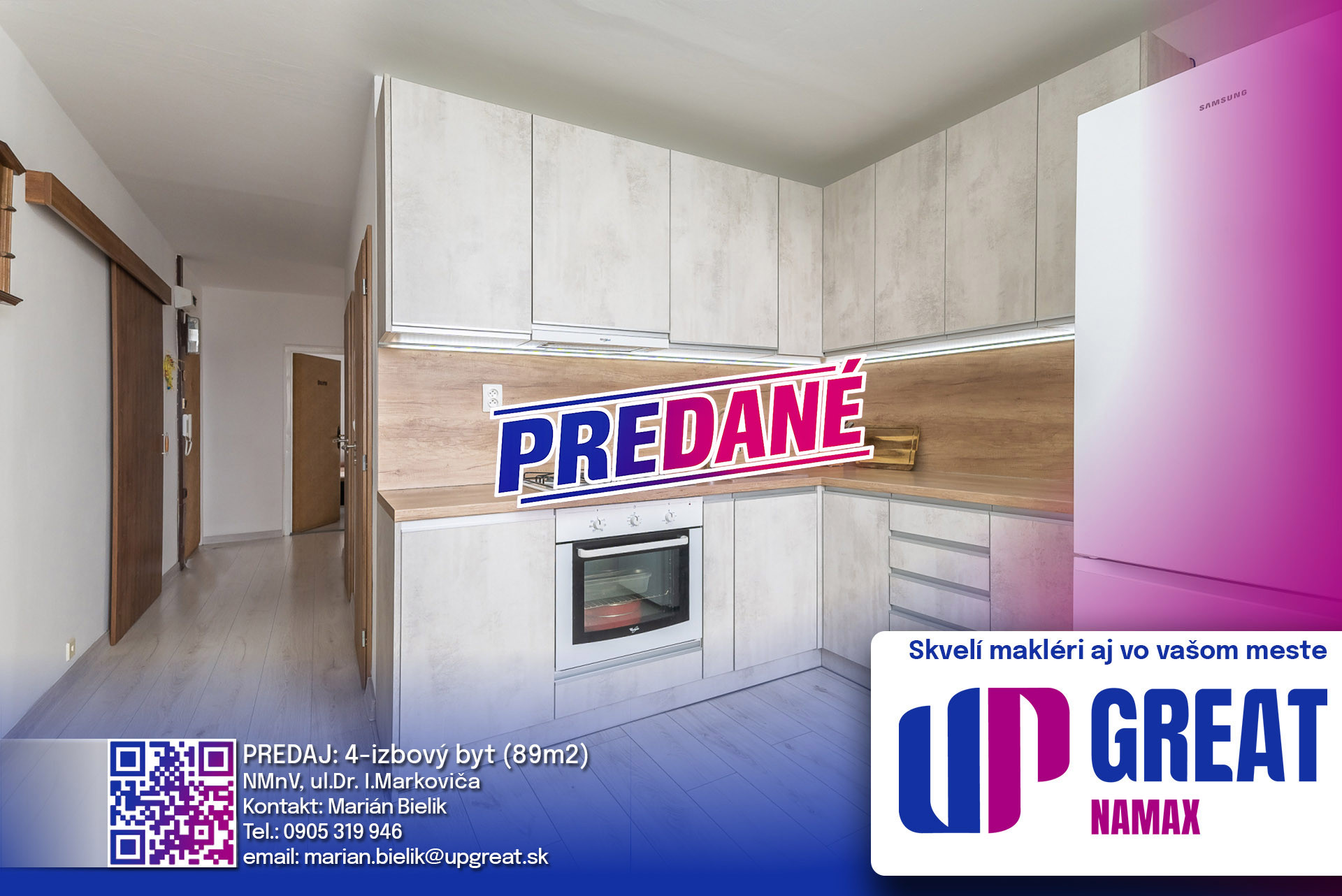 PREDANE 07/26 - 4-izbový byt (89m2) - Rajková
