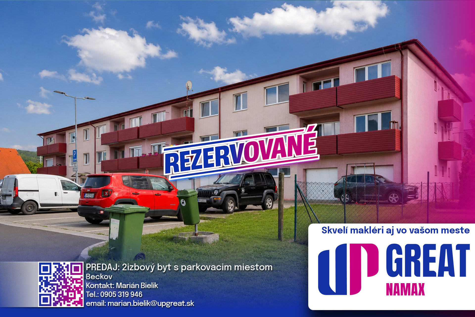 REZERVOVANÉ - 2-izbový byt | BECKOV