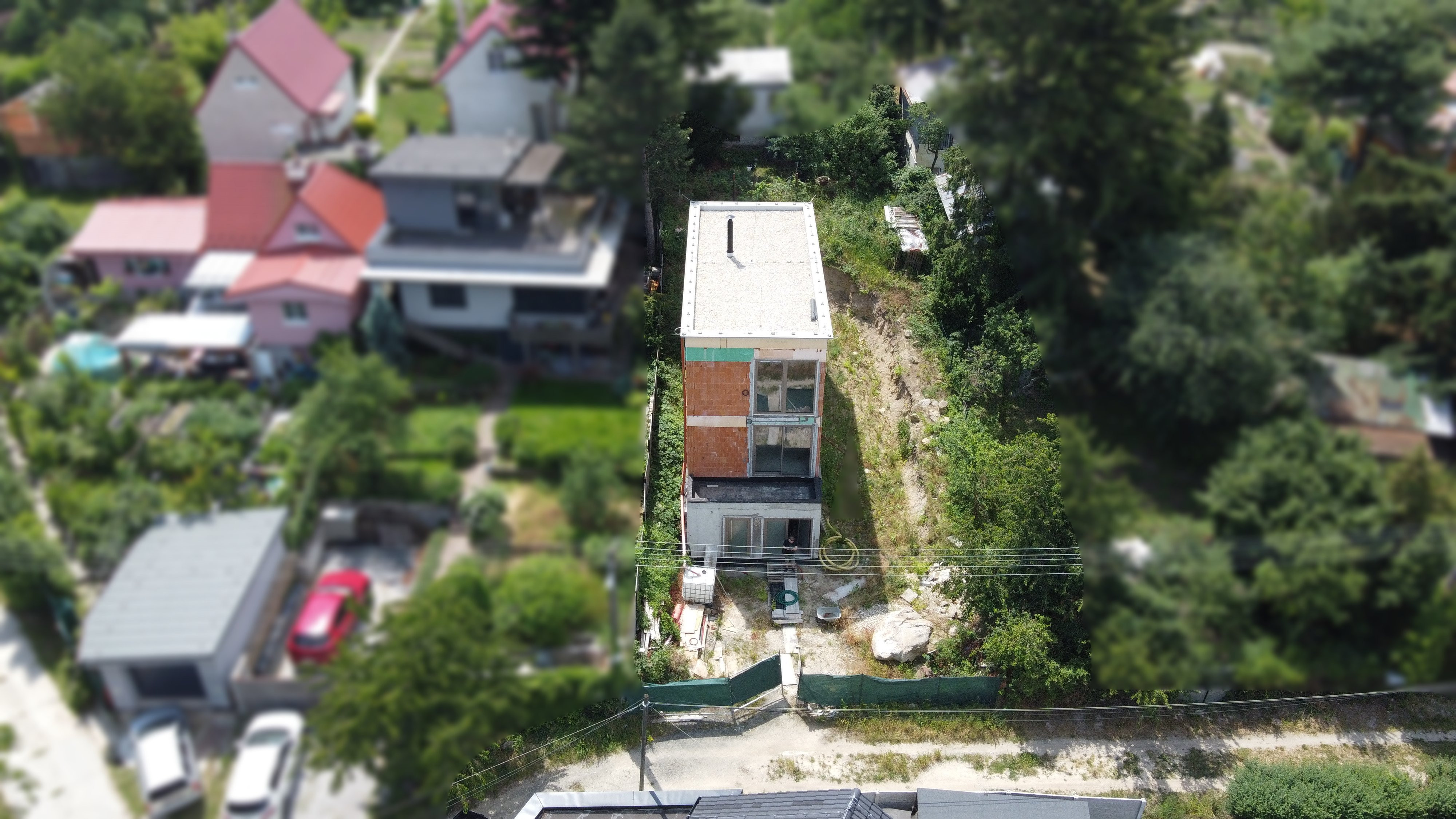 ✅ Novostavba rodinného domu v štádiu hrubej stavby