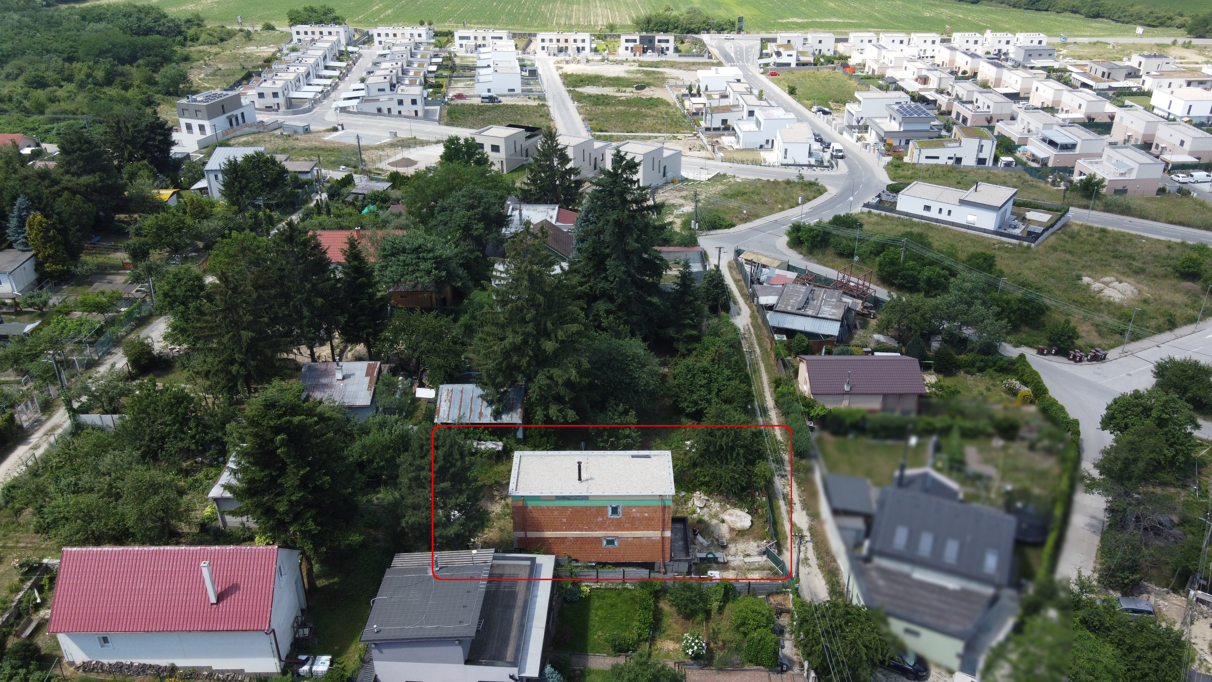 ✅ Novostavba rodinného domu v štádiu hrubej stavby