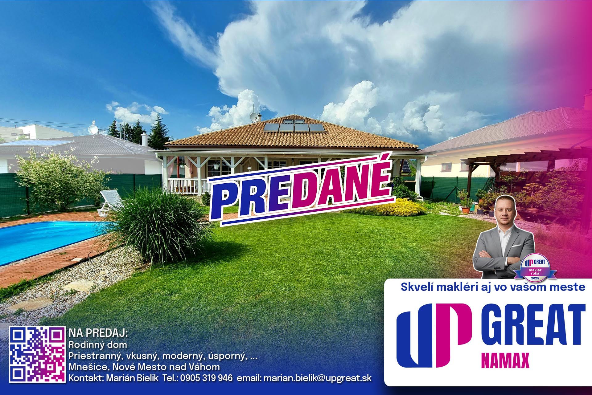 PREDANÉ 08/2026 - Moderný, priestranný, úsporný dom v Mnešiciach
