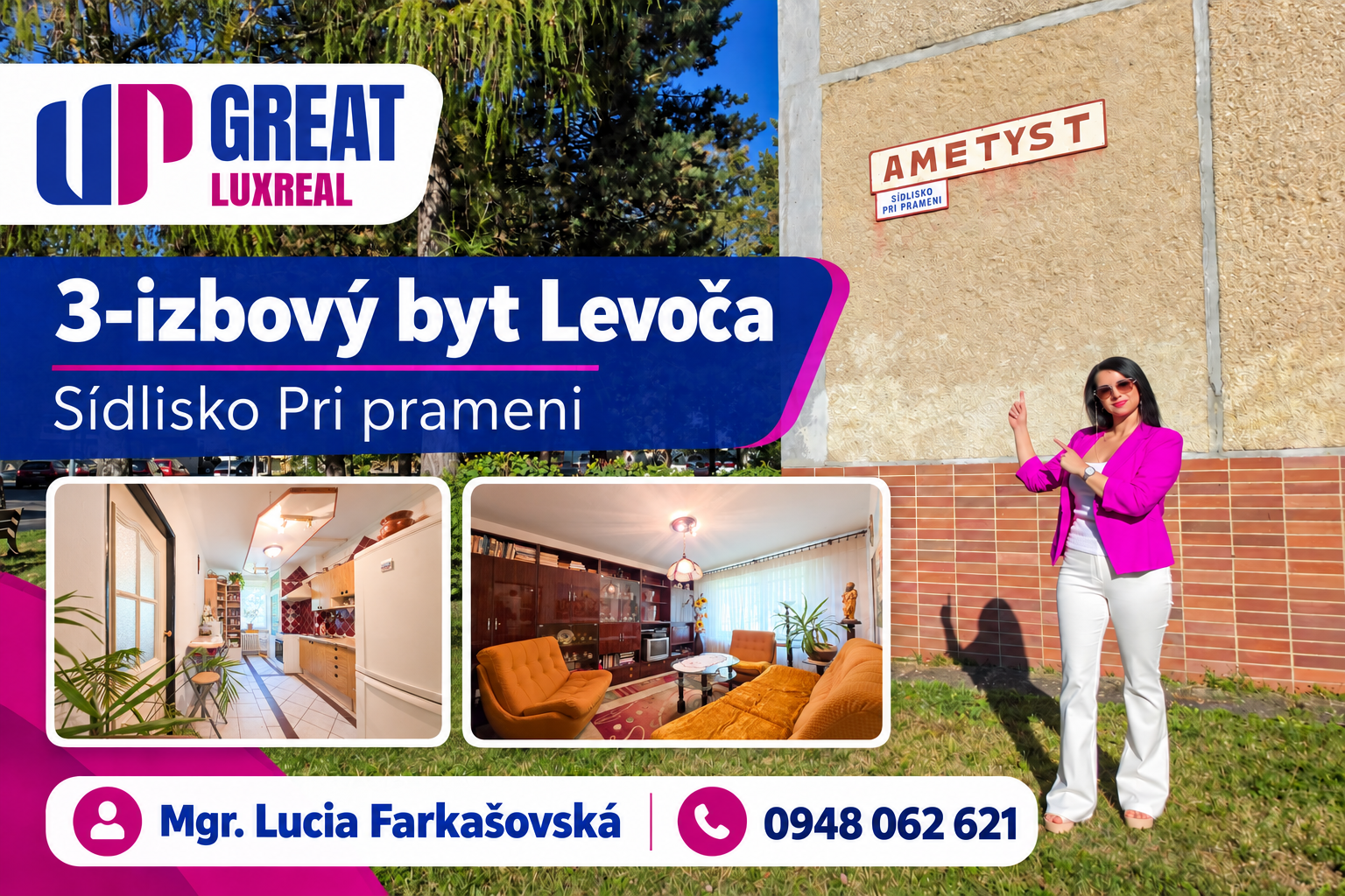 LEVOČA 3-izbový byt NA PREDAJ