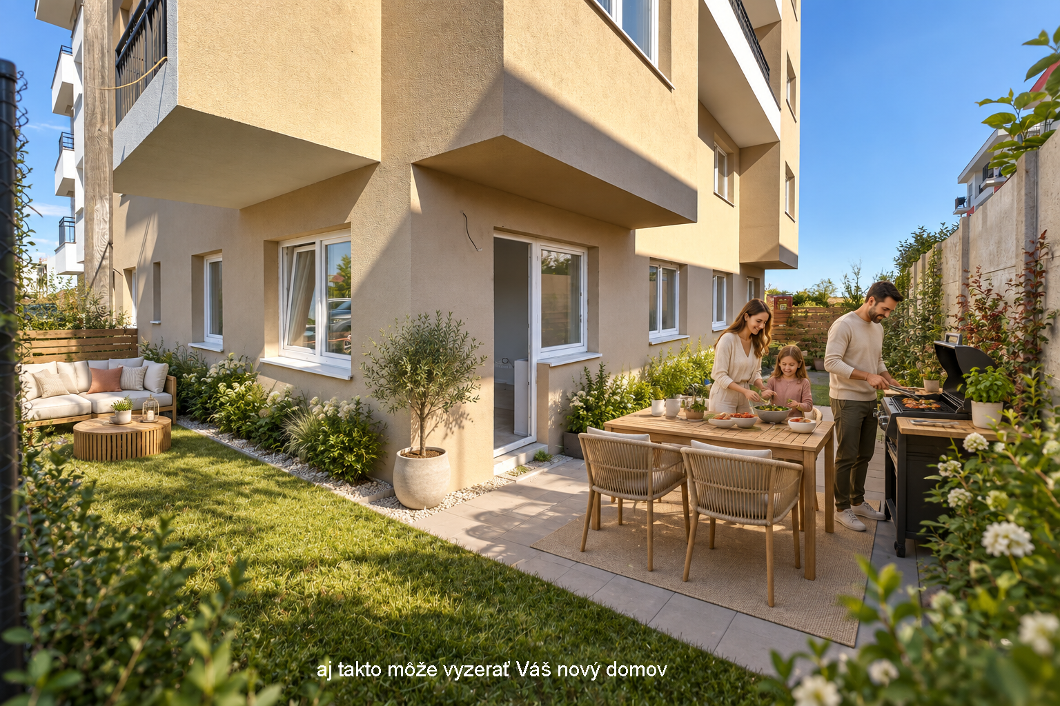 🏡 VILADOMY SENEC | NA PREDAJ 3-IZBOVÝ BYT SO SÚKROMNOU ZÁHRADKOU 48 m²