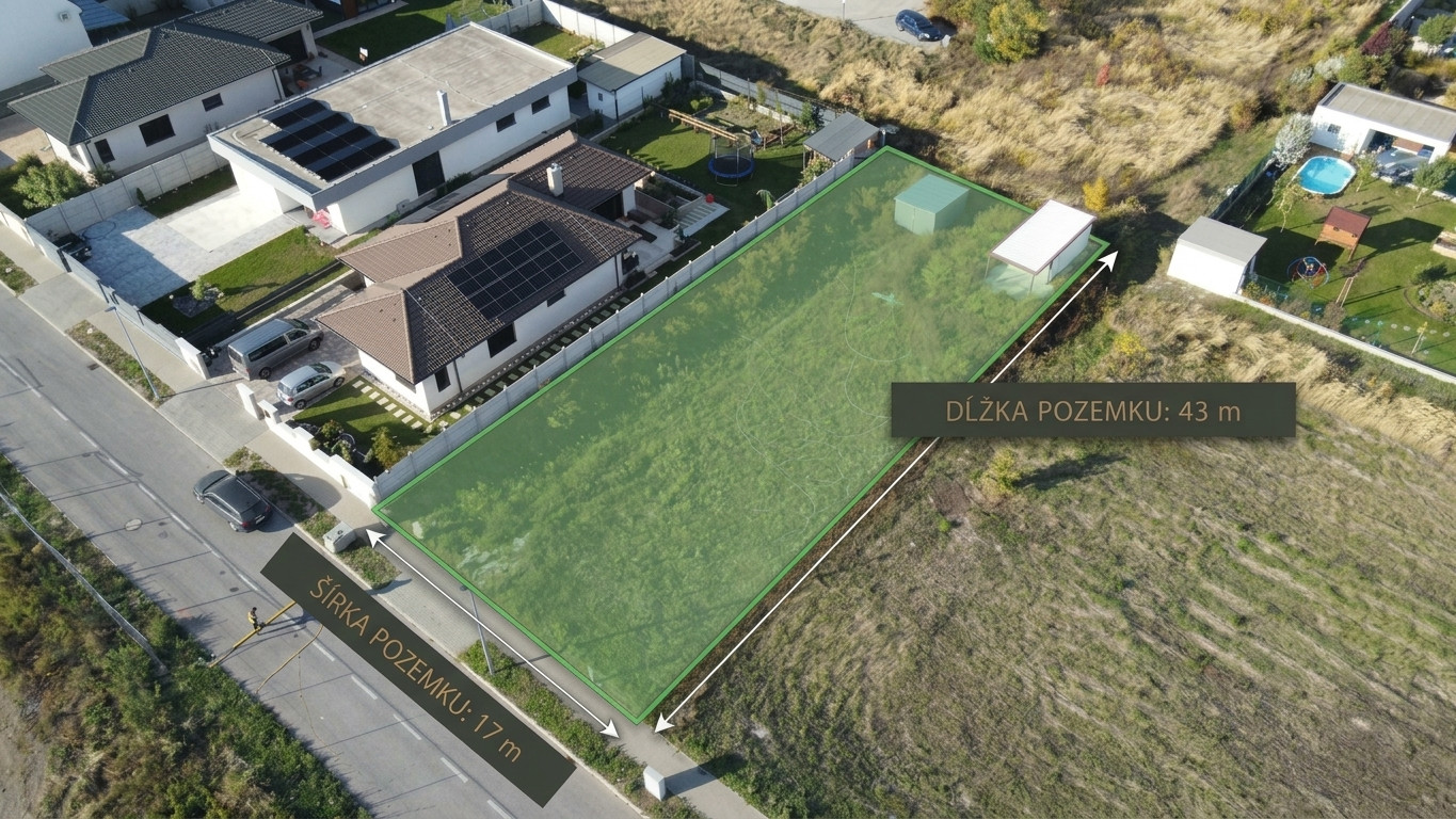 Stavebný pozemok (733 m²), Bratislava - Čunovo