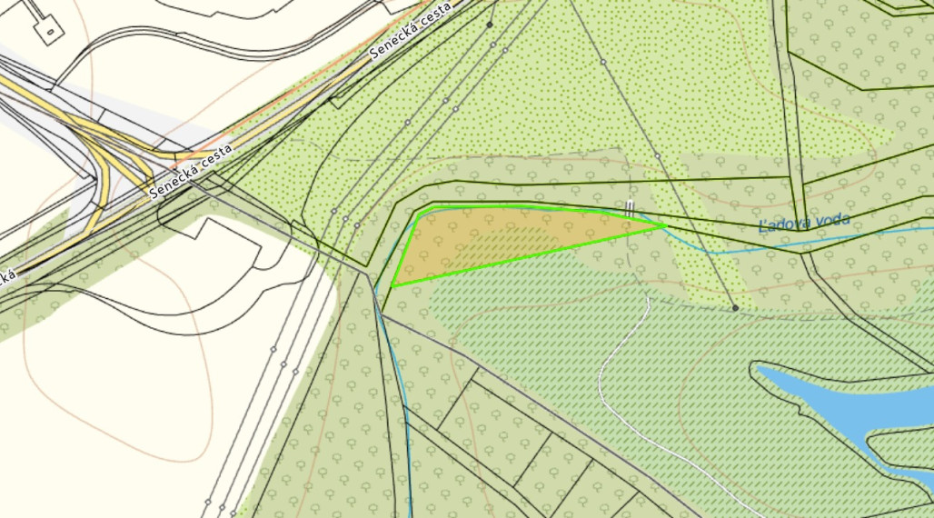 Pozemok 6029 m² – rekreačné využitie pri Bernolákove
