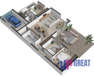 Rodinný dom s garážou - Novostavba - Dunajská Streda