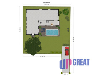 Na predaj slnečný stavebný pozemok v Ružinove