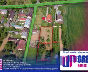 PREDAJ - pozemok vhodný na výstavbu - Klobušice, Ilava