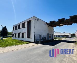 Predaj budovy s veľkým pozemkom – Gbely, priemyselná zóna, pozemok 5602 m².